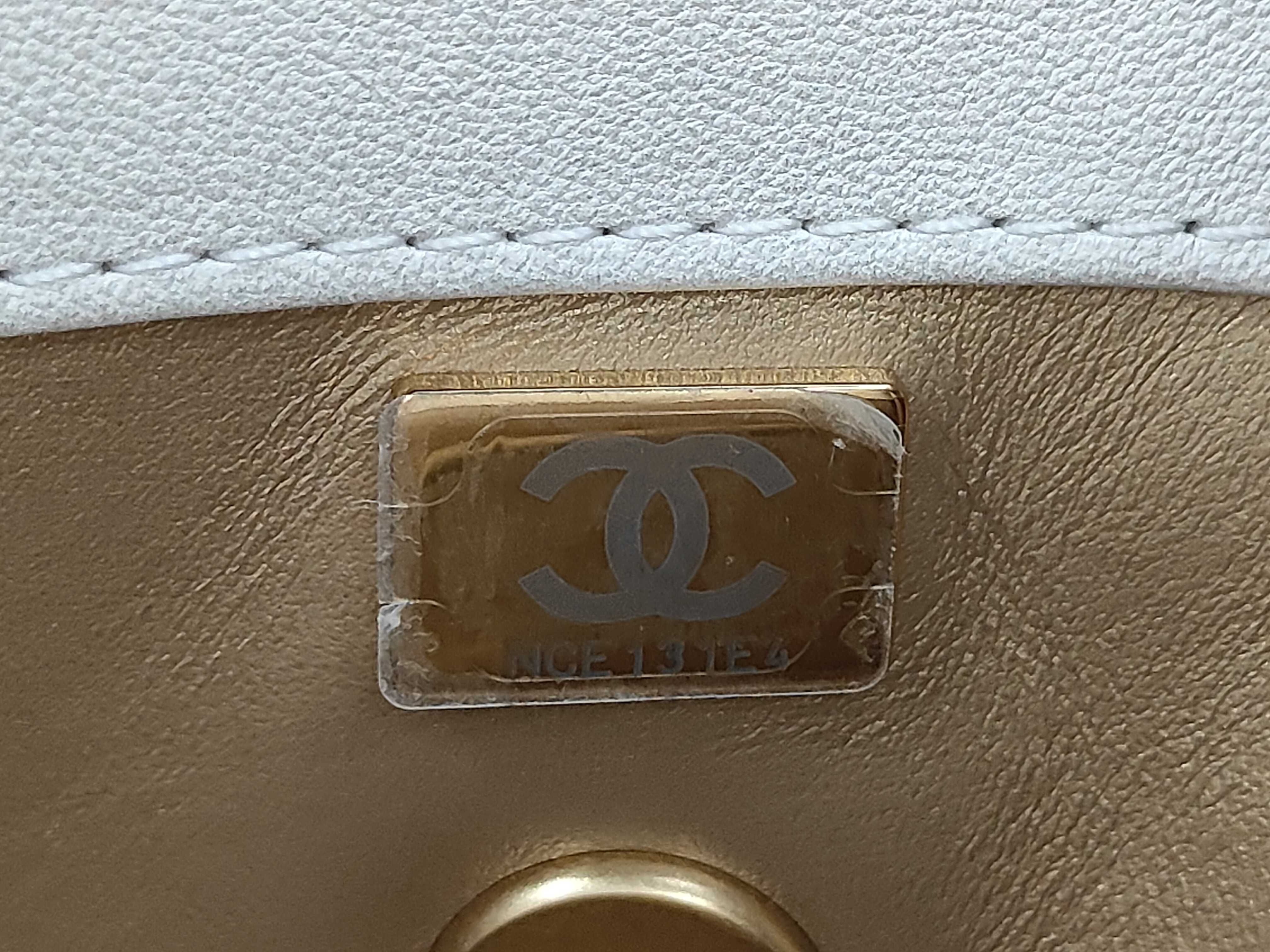 Caviar Skin Pearl Handle Matelassé Shoulder Bag — view 12