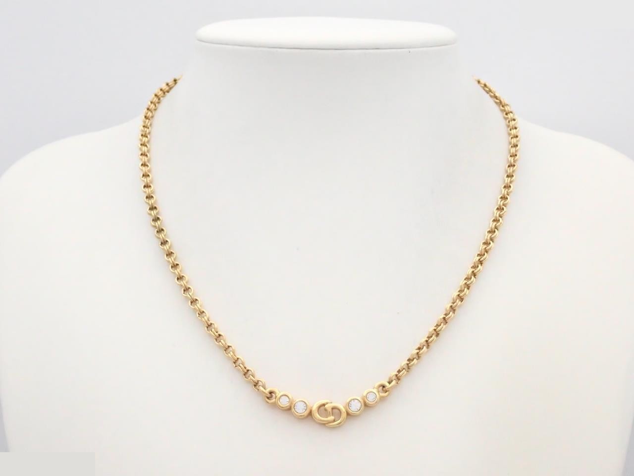 Precious metals/necklaces/pendants CD rhinestone gold — view 3