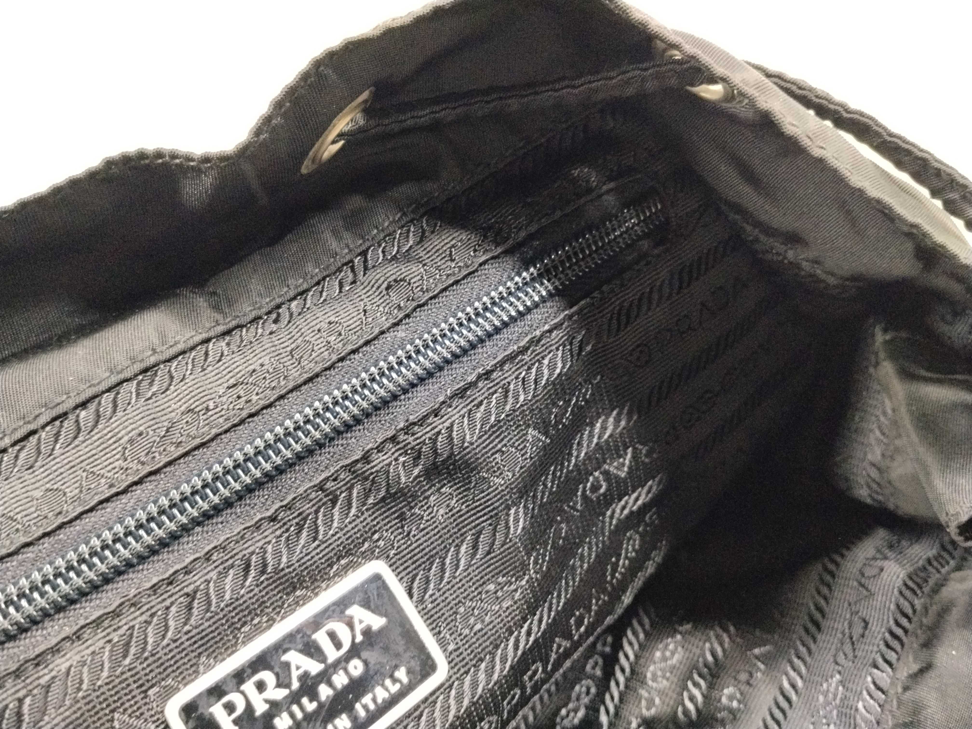 Nylon Backpack with Card Holder, Black Backpack — view 14