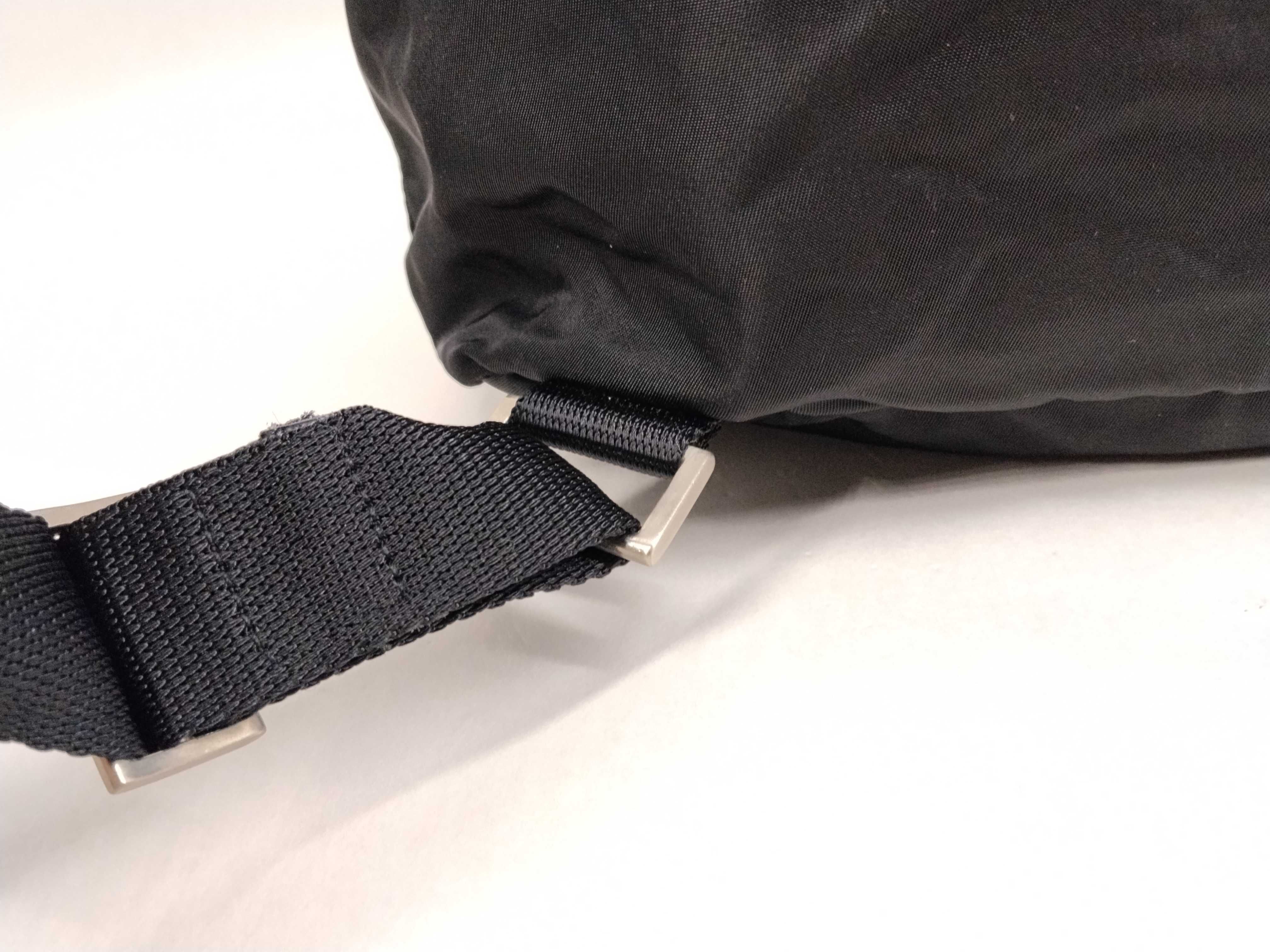 Nylon Backpack with Card Holder, Black Backpack — view 3