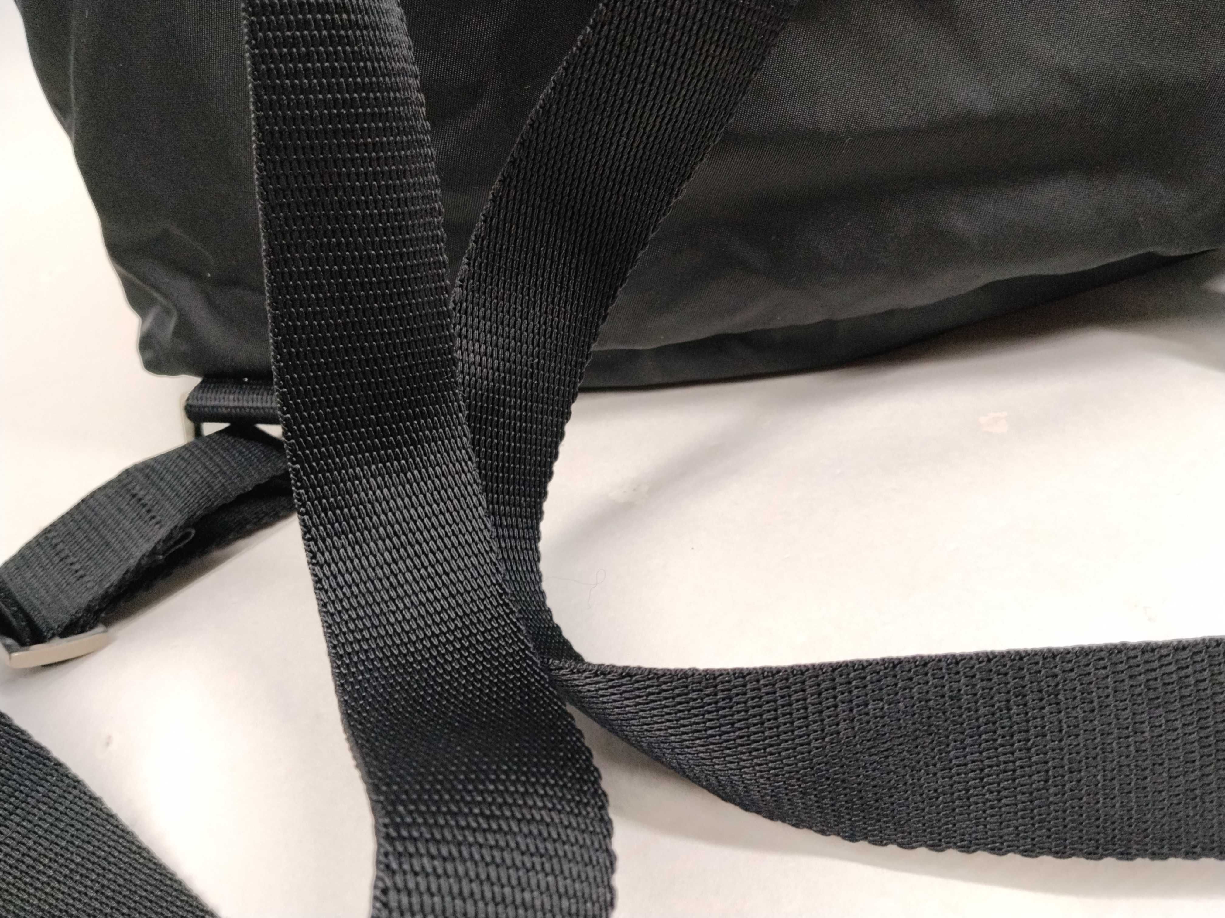Nylon Backpack with Card Holder, Black Backpack — view 5