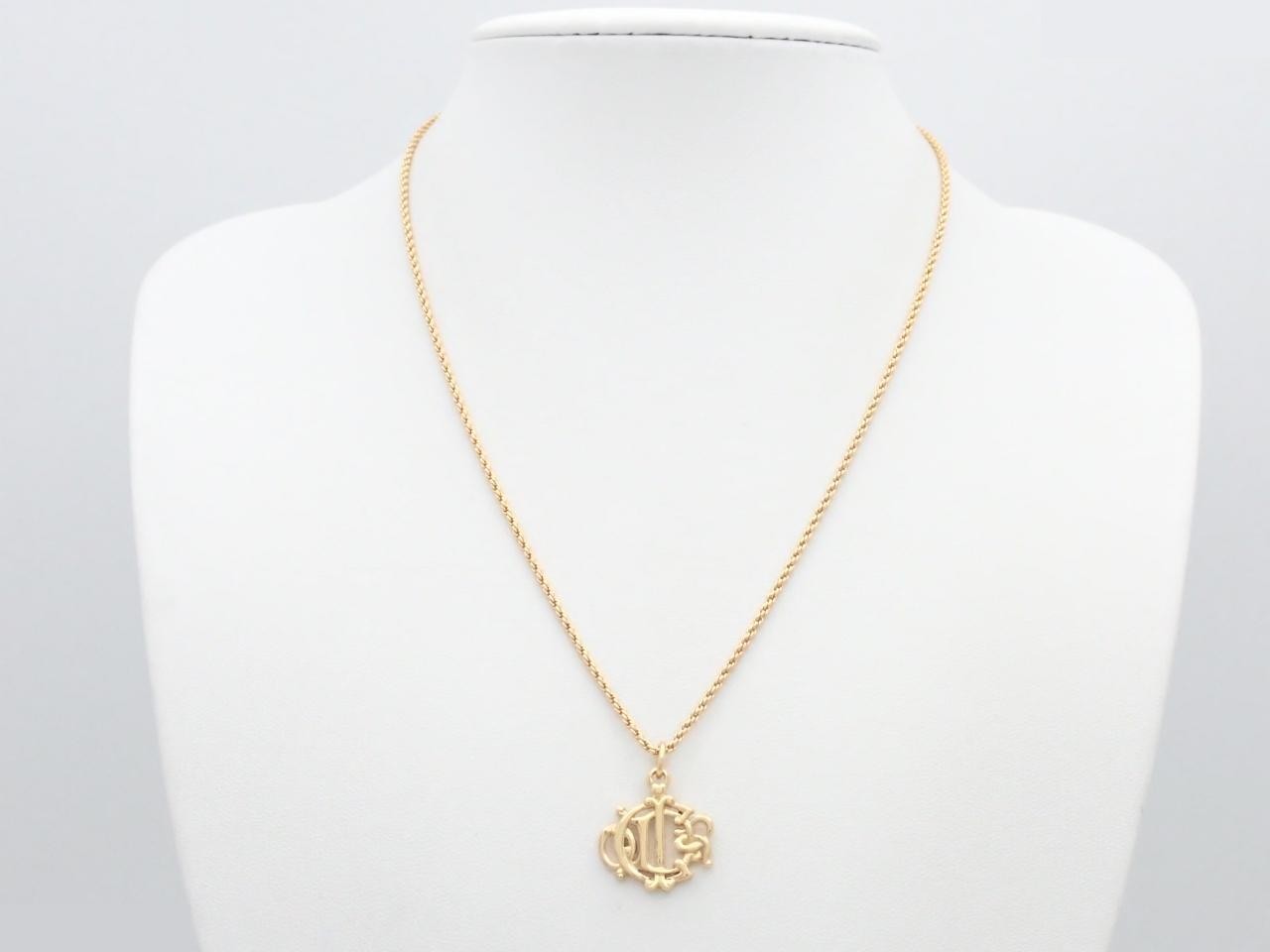 Gold necklace, chain approximately 44cm — view 3