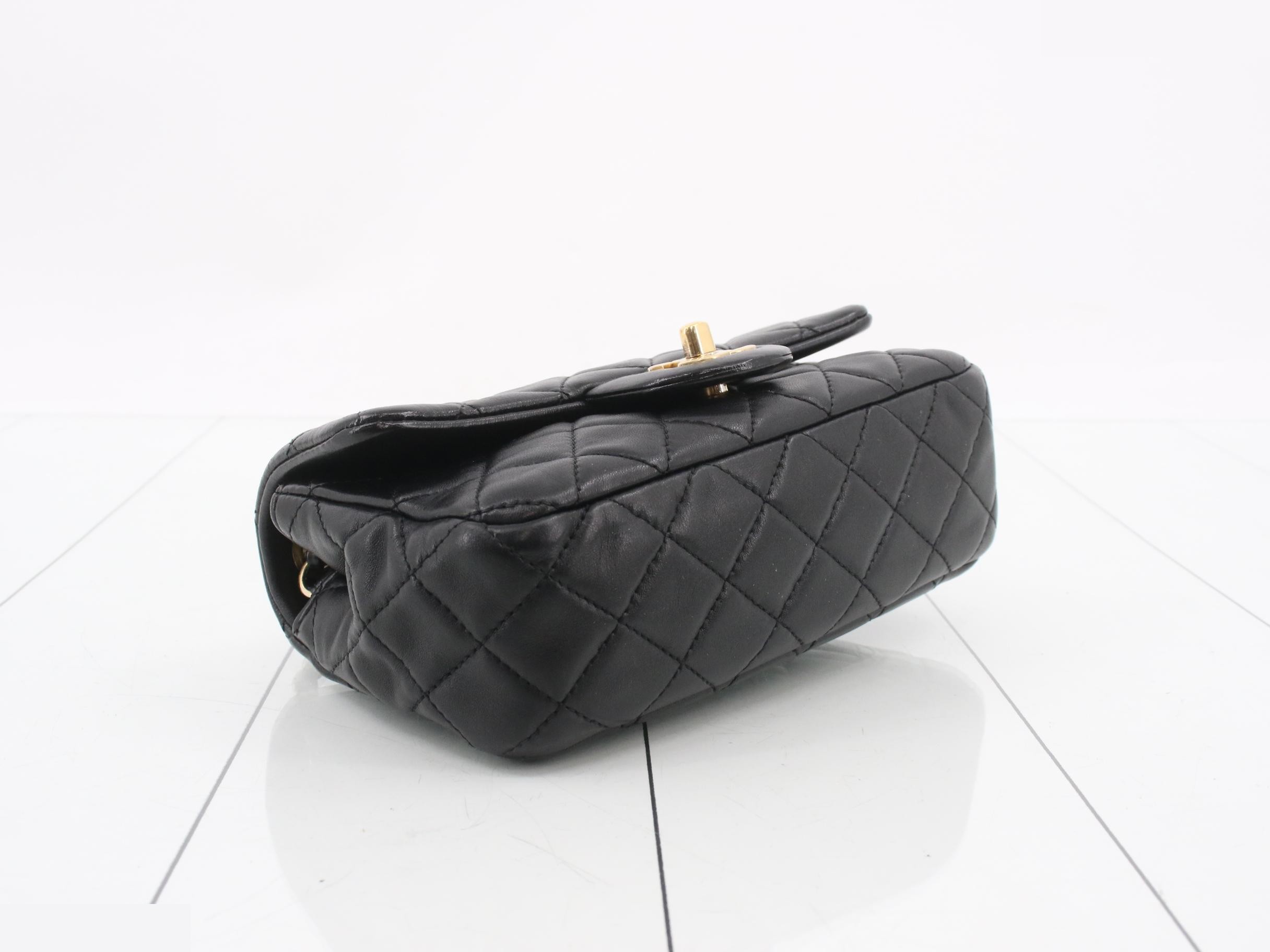 Matelassé Lambskin Chain Shoulder Bag — view 5