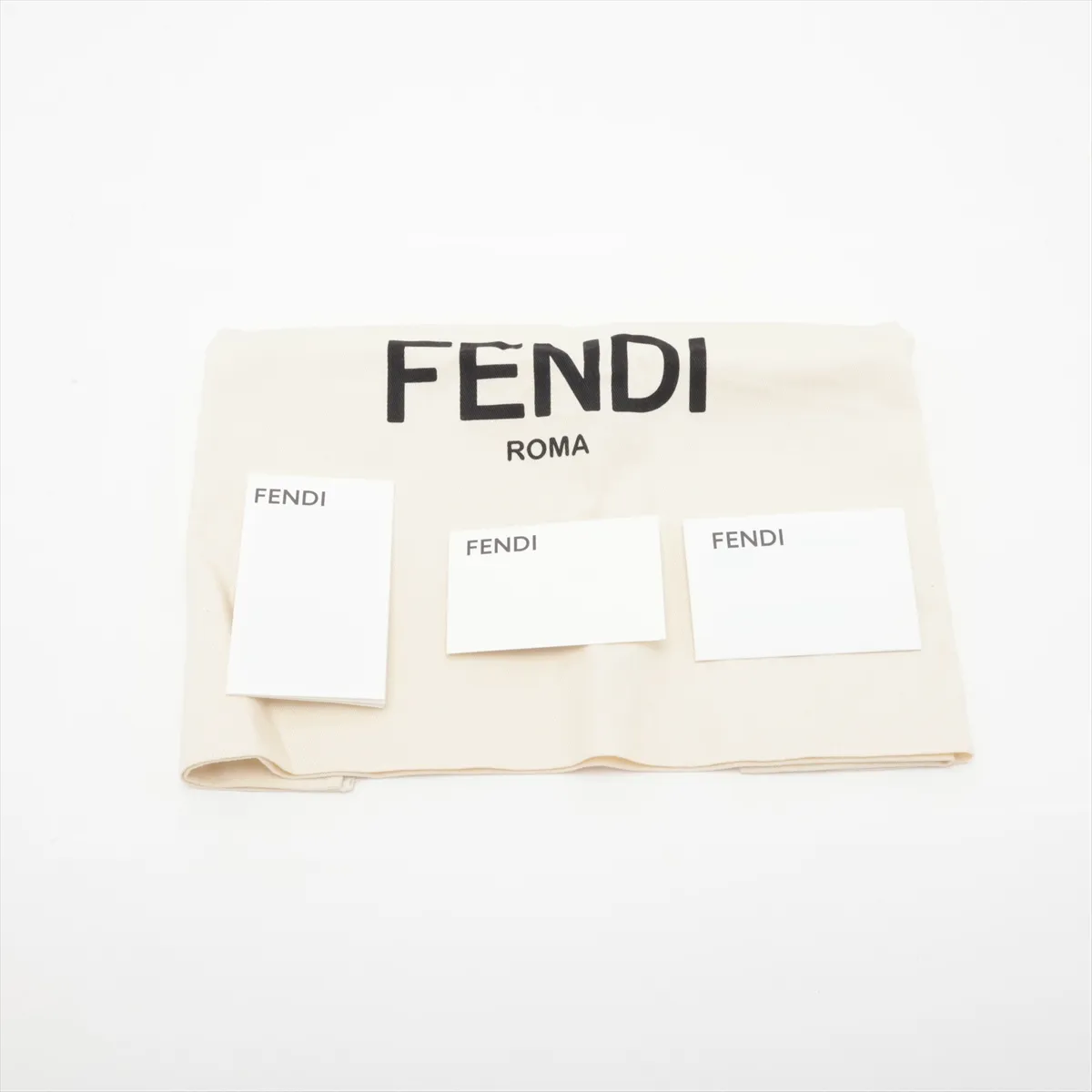 [Individually packaged] Fendi Mamma Bucket 8BR850 Calf Hair x Leather Shoulder Bag Brown — view 11