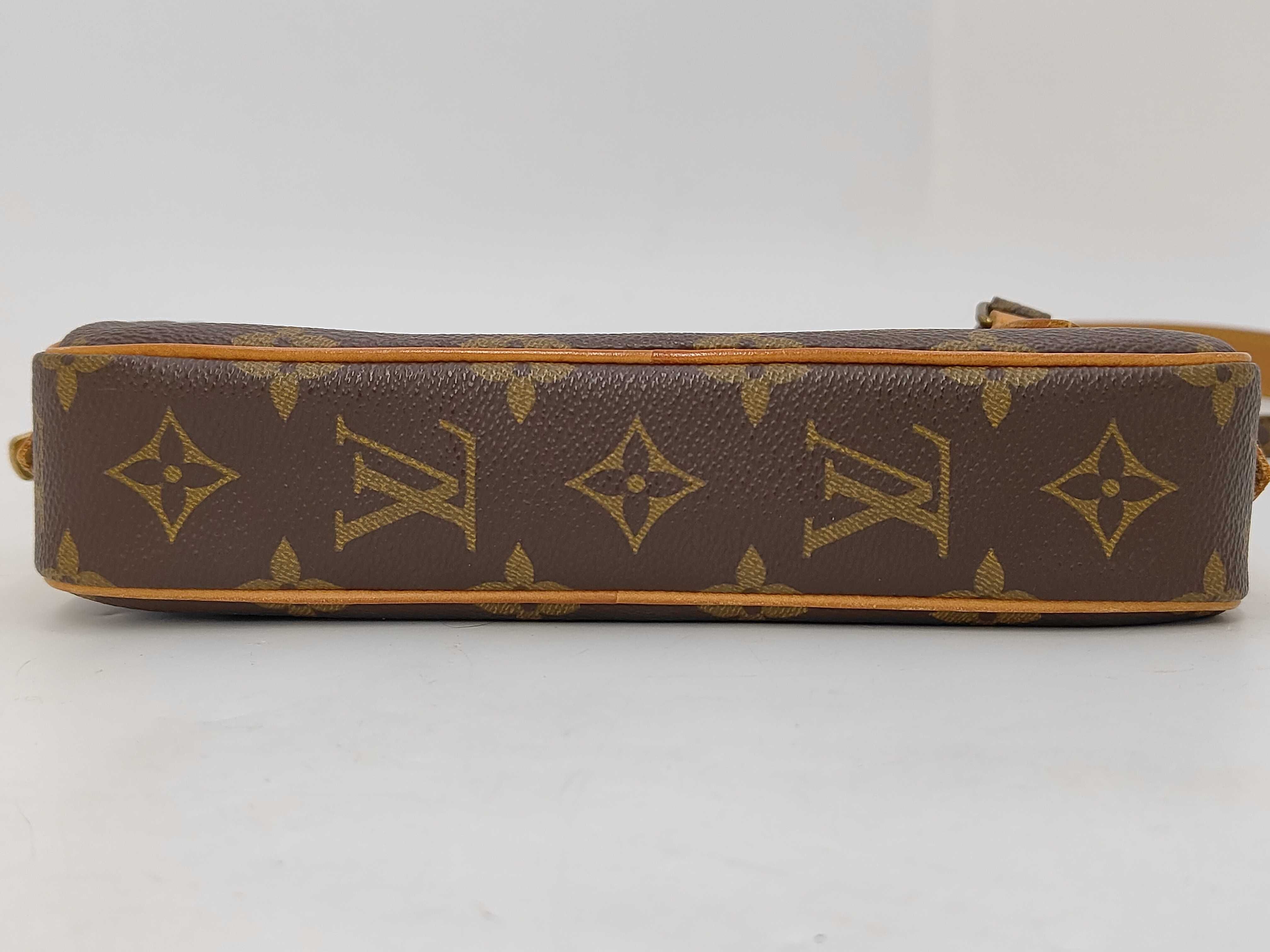 Monogram Louis Vuitton Pochette Marly Bandoulière M51828 Brown Shoulder Bag — view 6