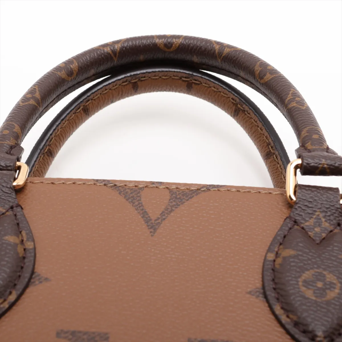 Monogram Giant Reverse OnTheGo PM M46373 Brown (RFID detected) — view 6