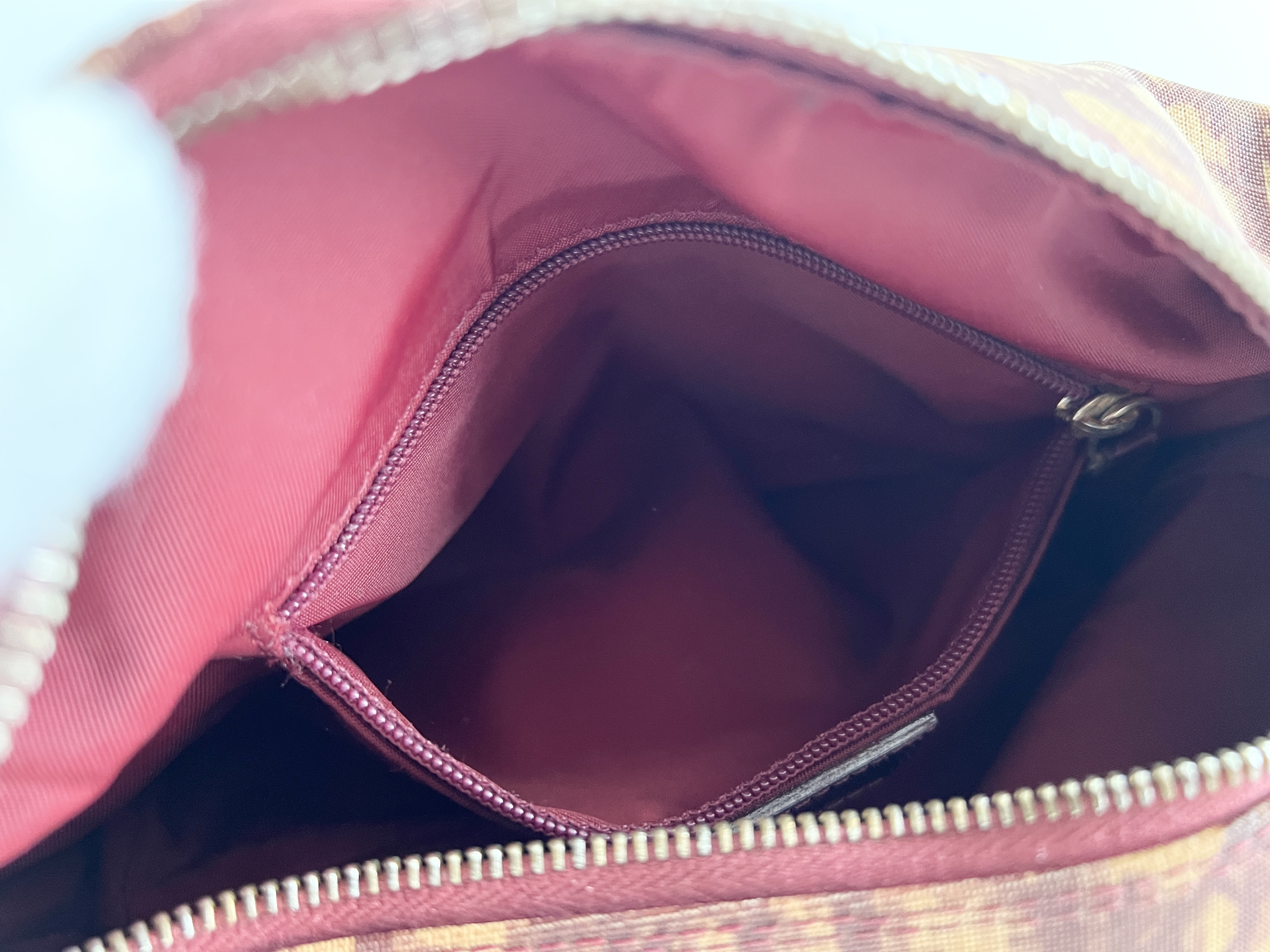 Trotter Oblique Leather Accessory Pouch Handbag — view 8