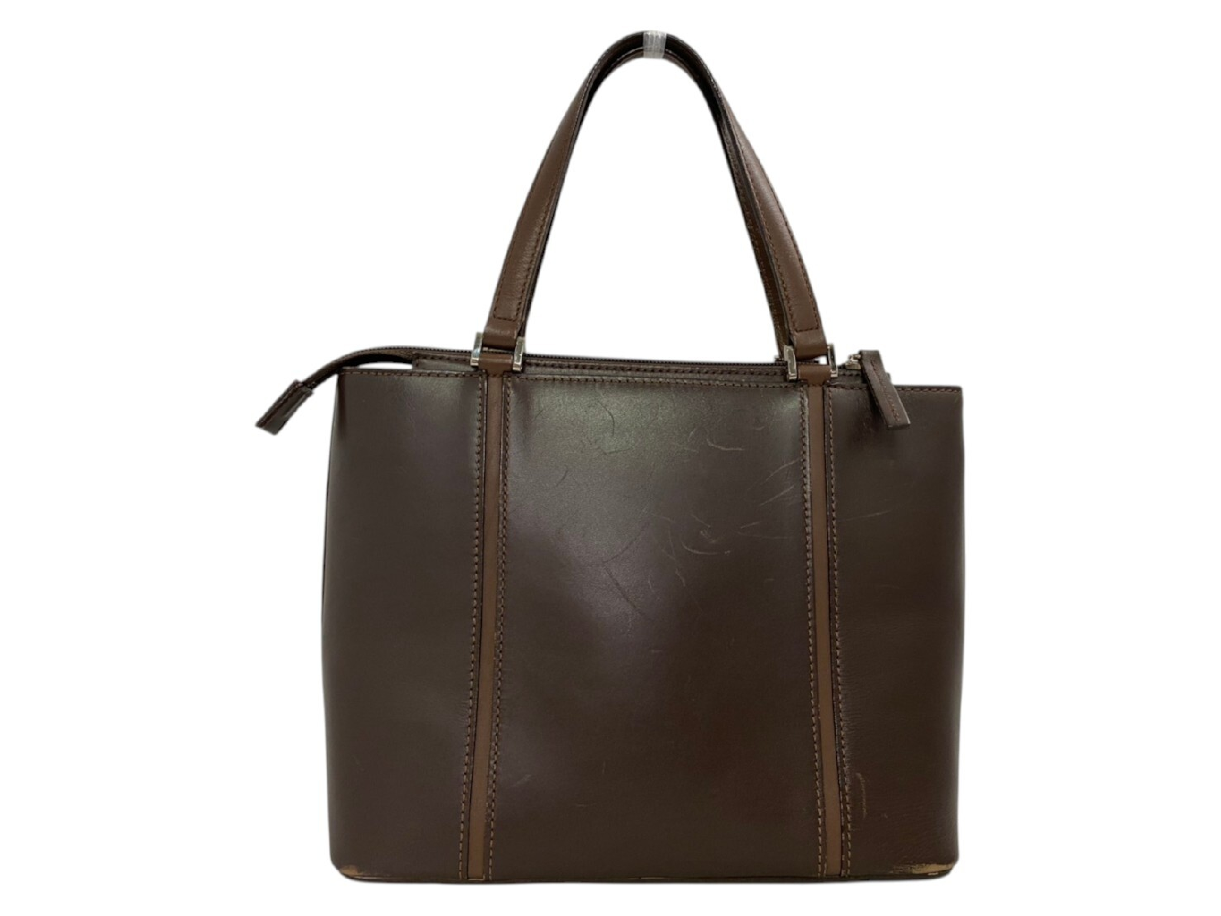 Nova Check Leather Handbag — view 2