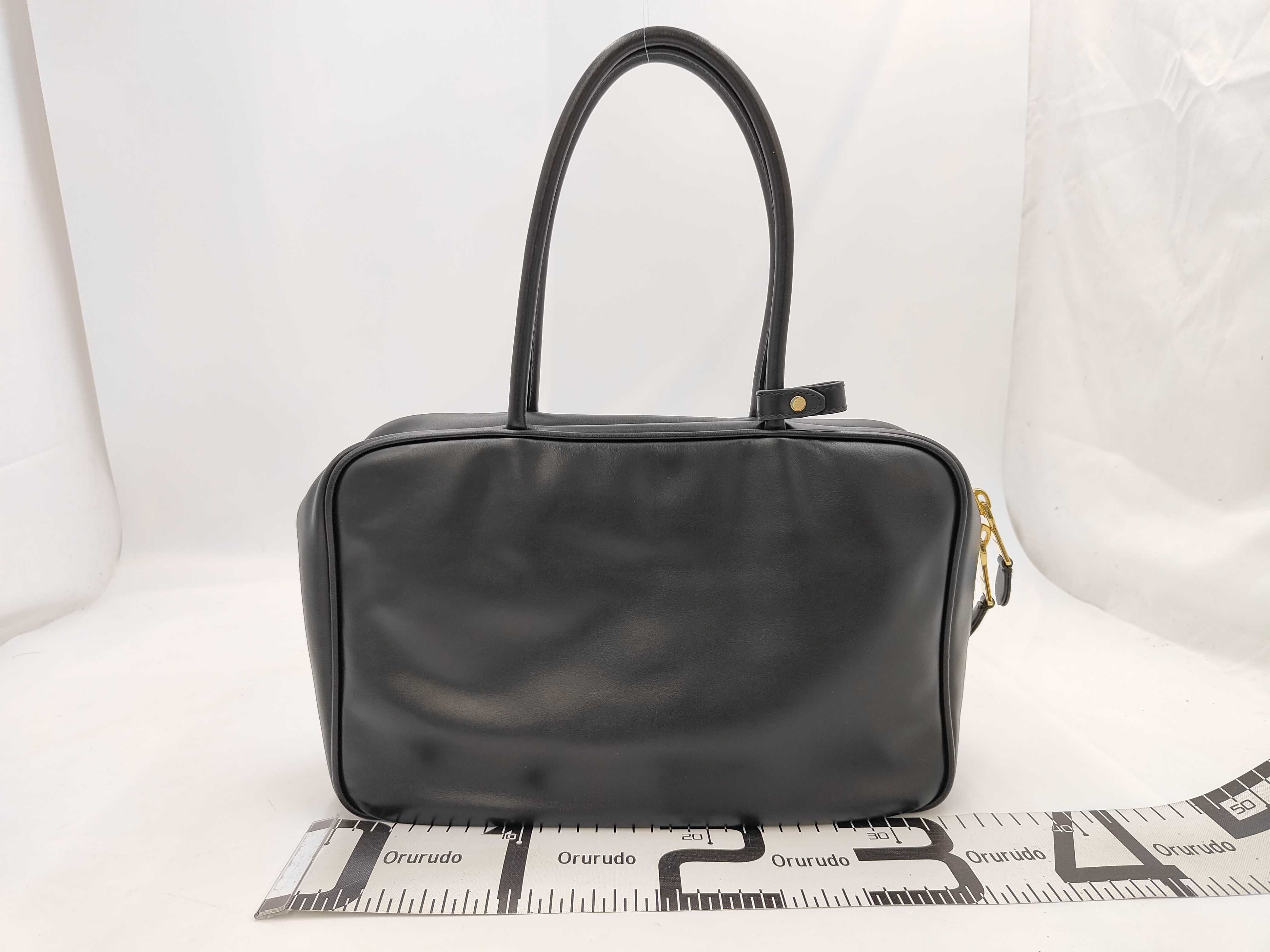 5BB117 Leather Black Handbag — view 2