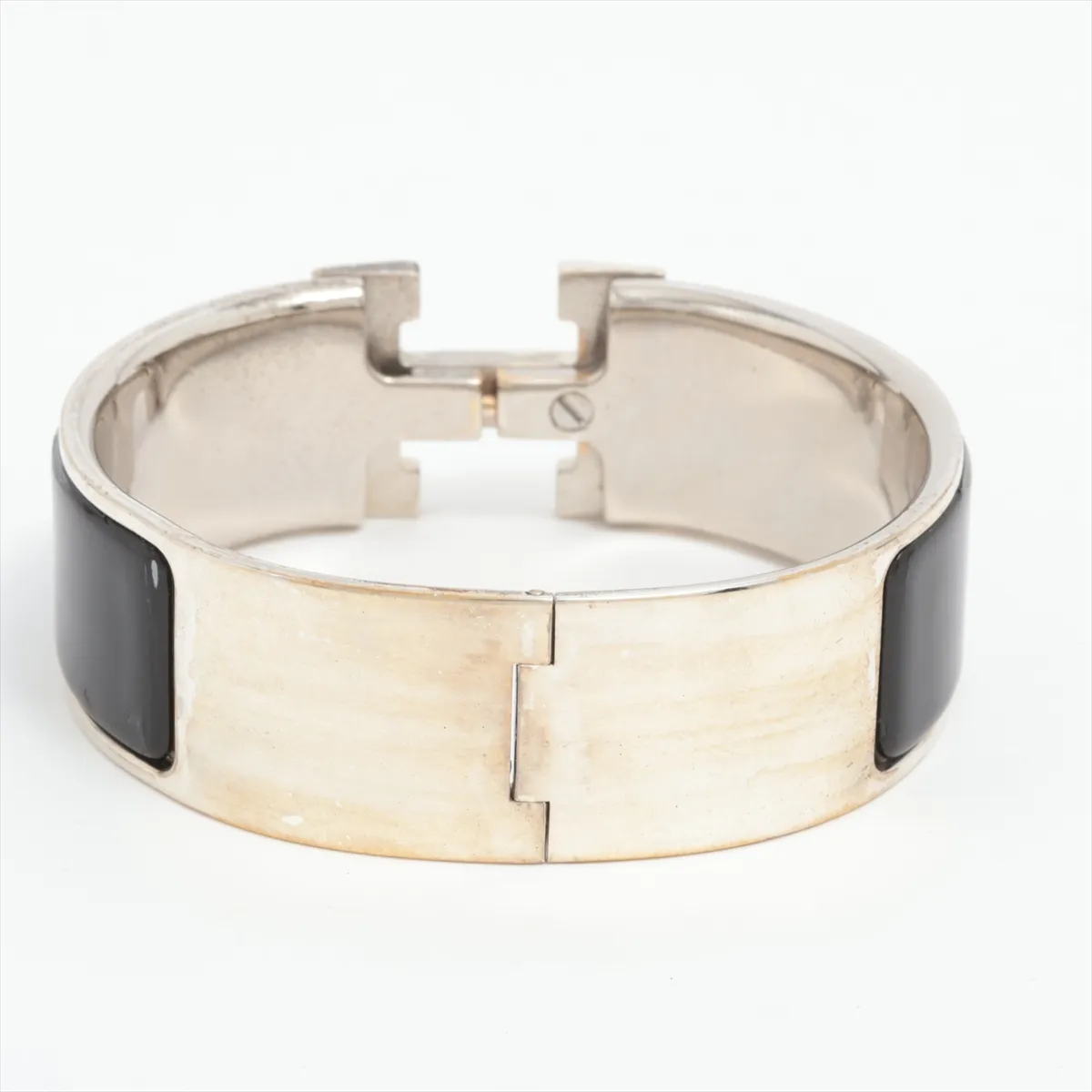 Click H Bangle Large Bangle GP Black x Silver — view 2