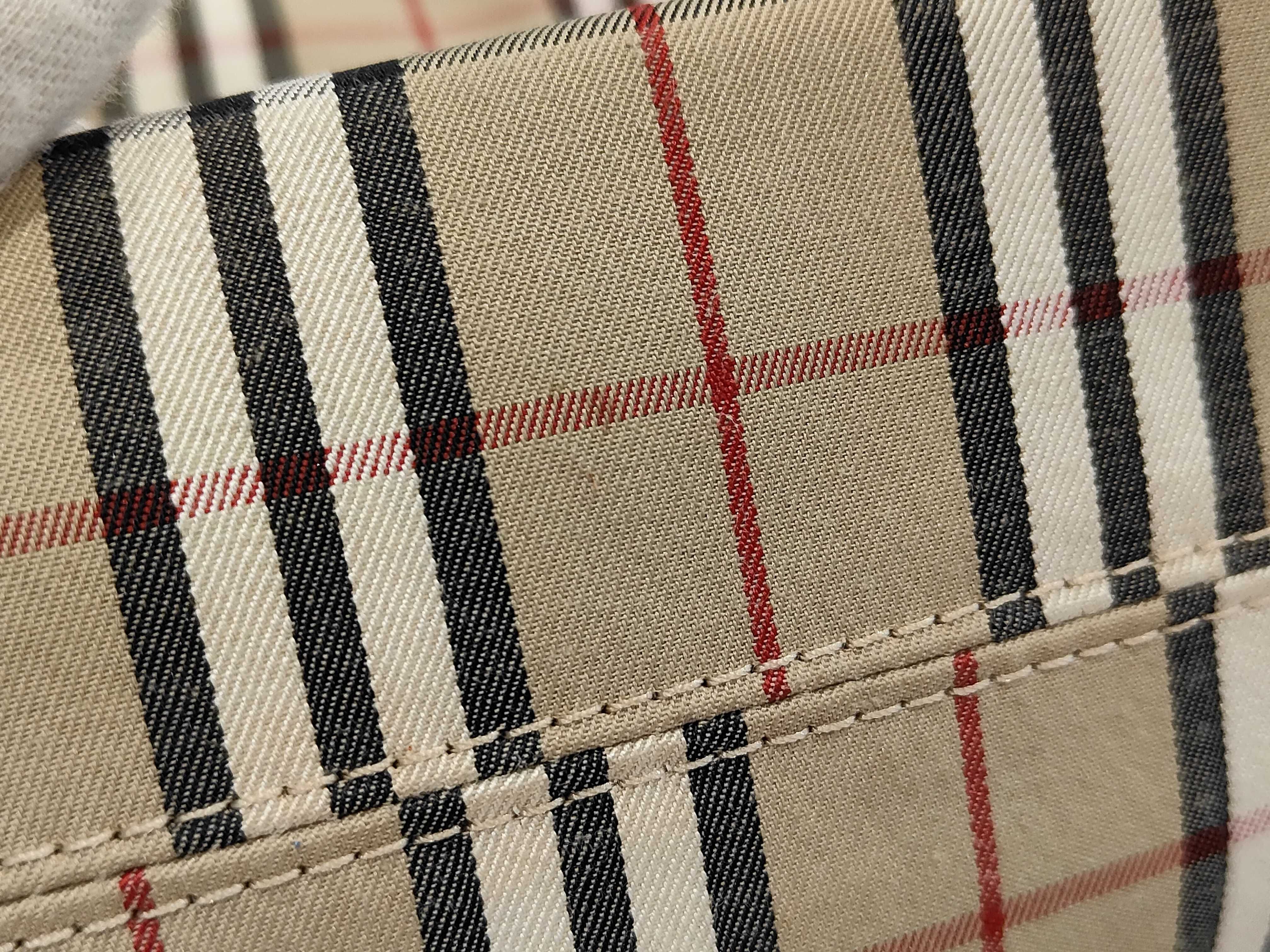 Nova Check Canvas x Leather Tote Bag — view 14