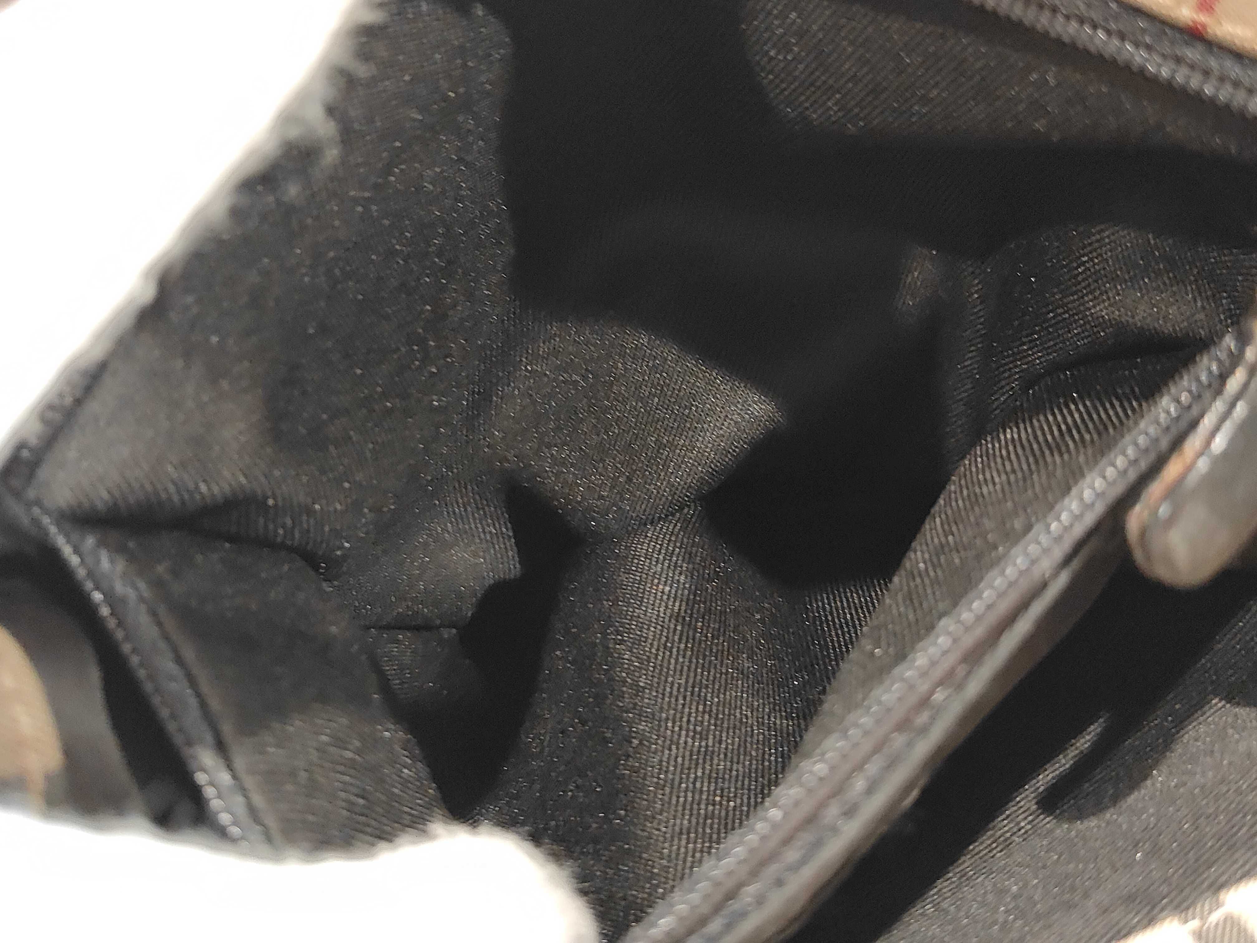 Nova Check Canvas x Leather Tote Bag — view 10