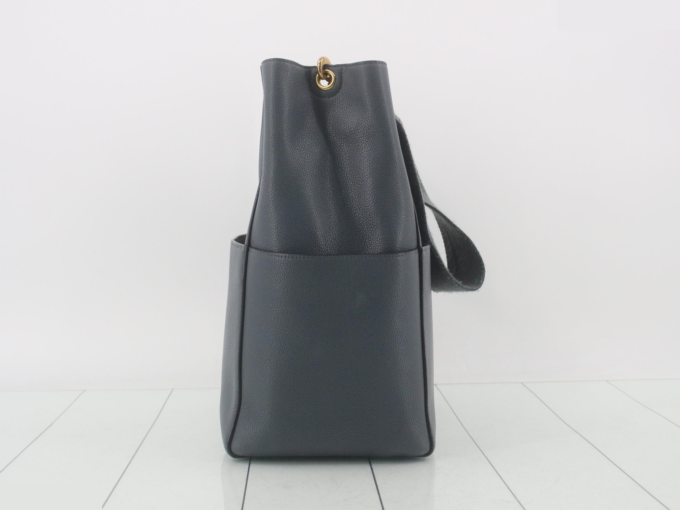 Sangle Bucket Shoulder Bag, Leather — view 3
