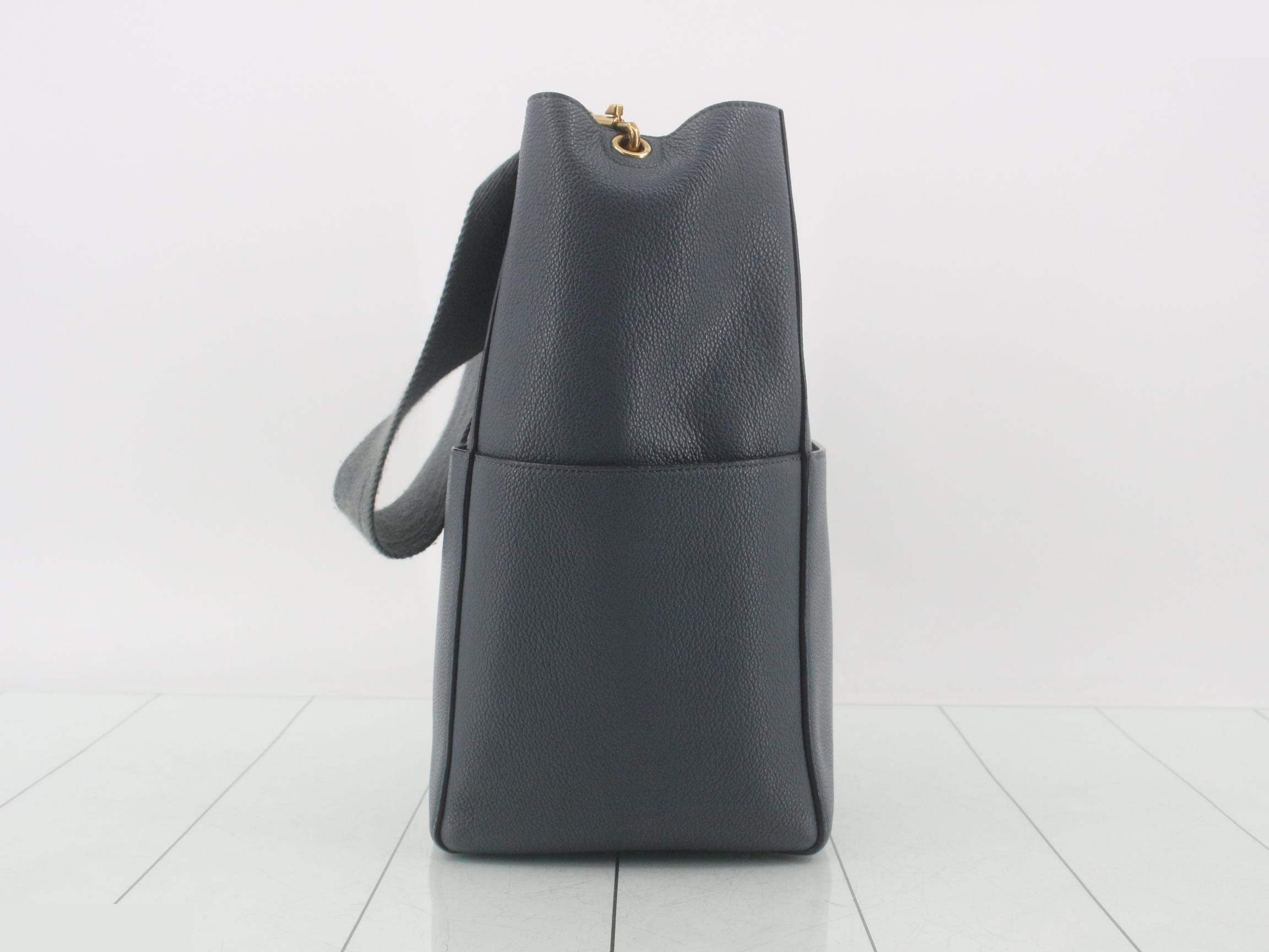 Sangle Bucket Shoulder Bag, Leather — view 4
