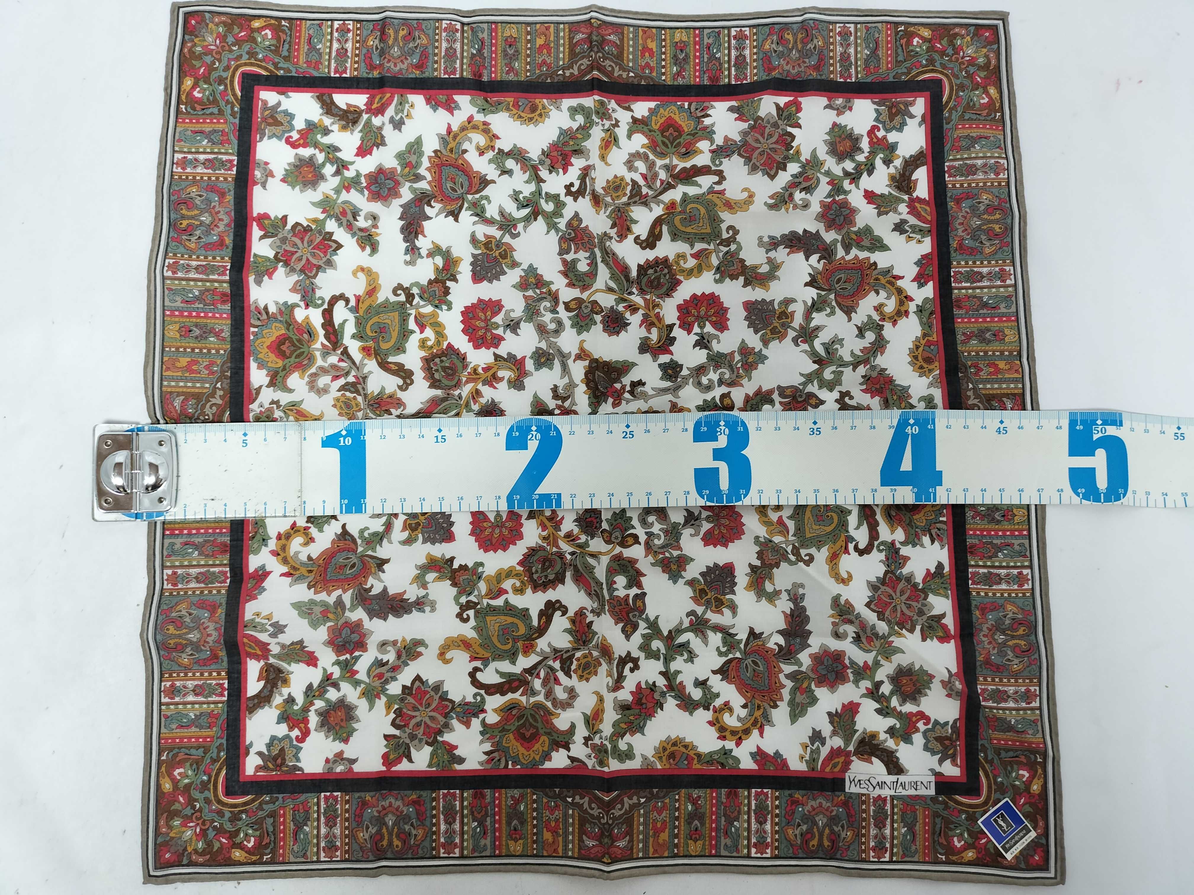 Handkerchief Scarf with Sticker Flower Other Accessories — view 2