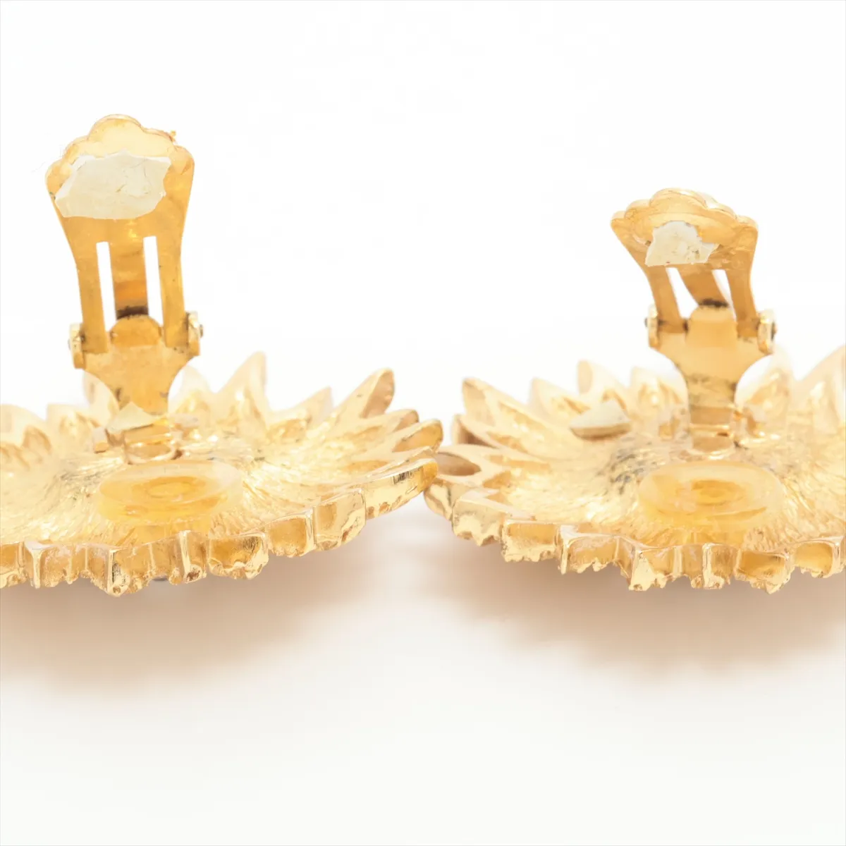 Earrings (Pair) GP x Rhinestone Gold — view 4