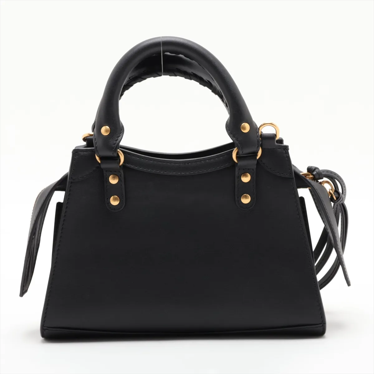 Mini Neo Classic City 638524 Leather 2-Way Handbag, Black — view 2
