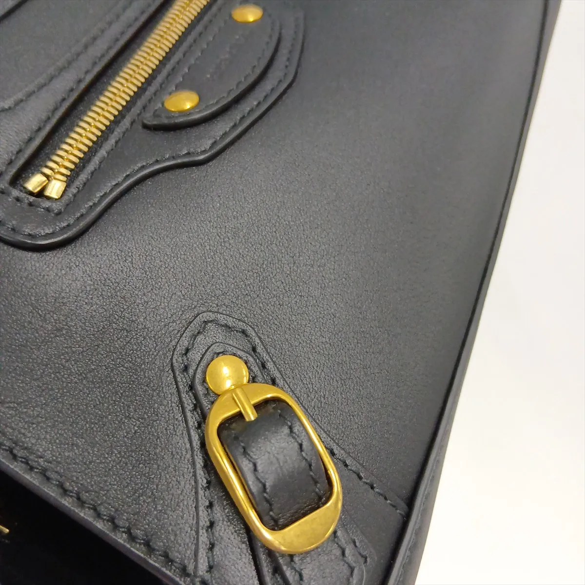 Mini Neo Classic City 638524 Leather 2-Way Handbag, Black — view 13