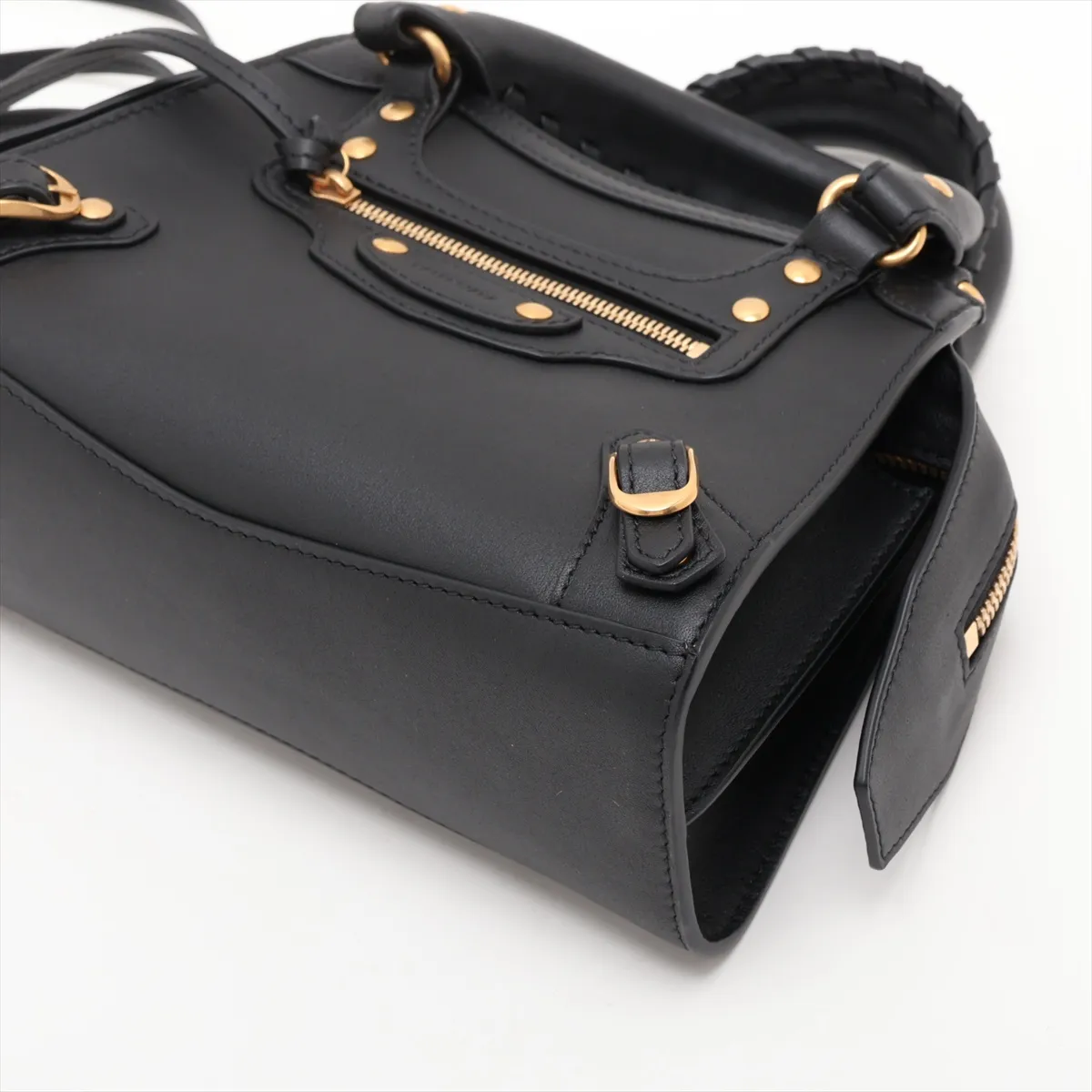 Mini Neo Classic City 638524 Leather 2-Way Handbag, Black — view 3