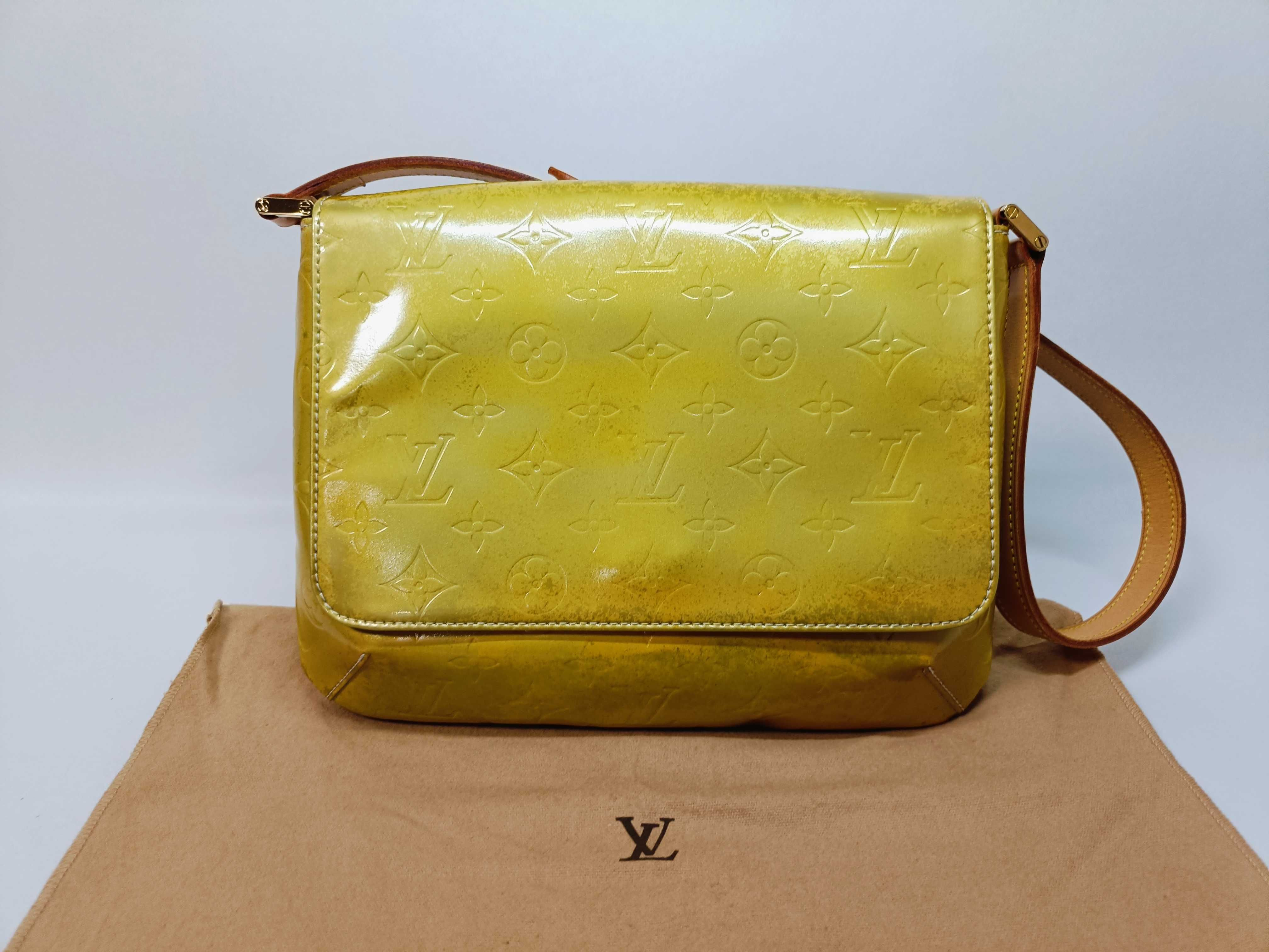 Vernis M91008 Thompson Street Lime Yellow Shoulder Bag