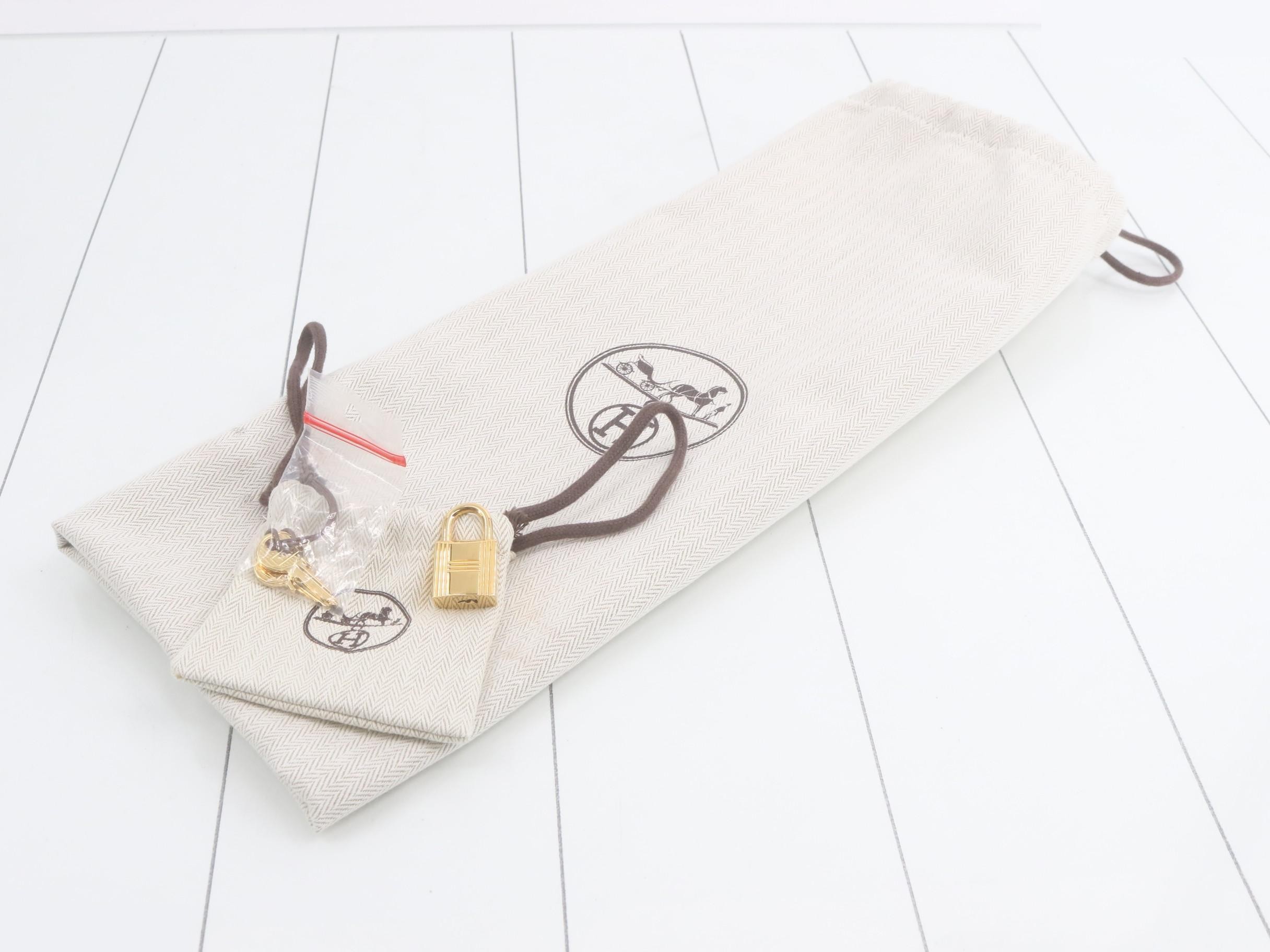 Picotin Lock MM Tourterelle Grey, Double Stamp — view 7