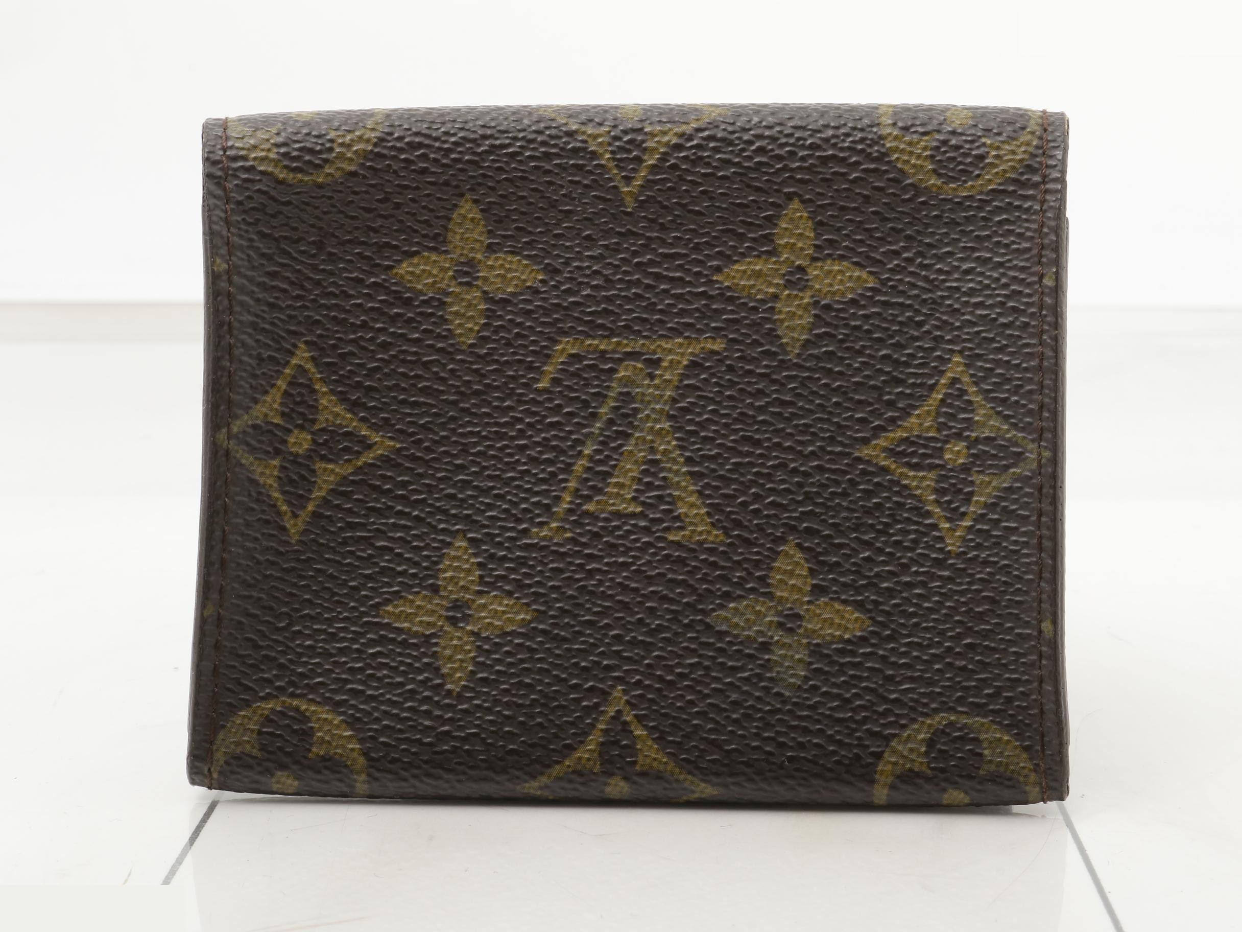 Monogram Envelope Carte de Visite Card Case — view 2