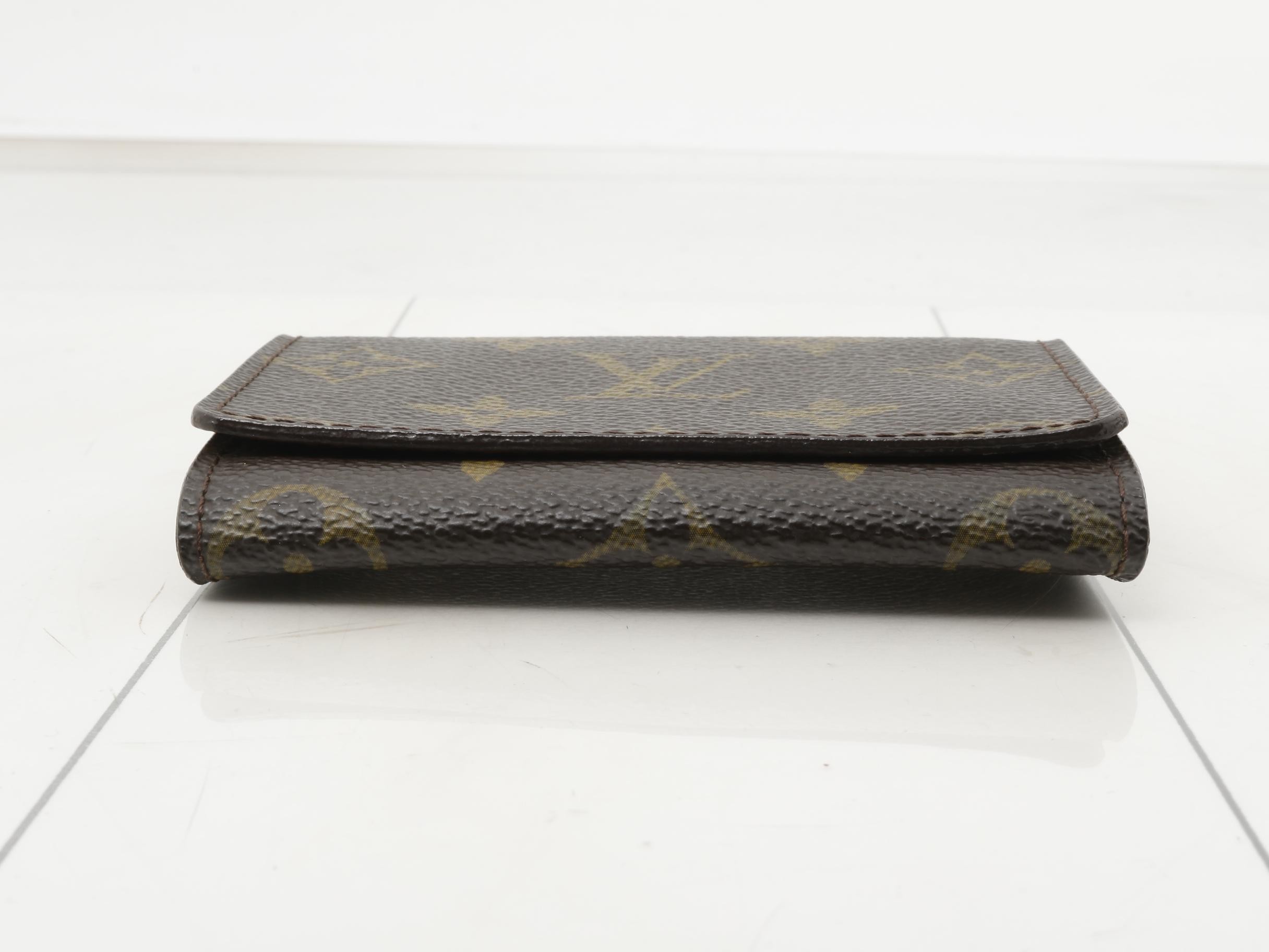 Monogram Envelope Carte de Visite Card Case — view 3