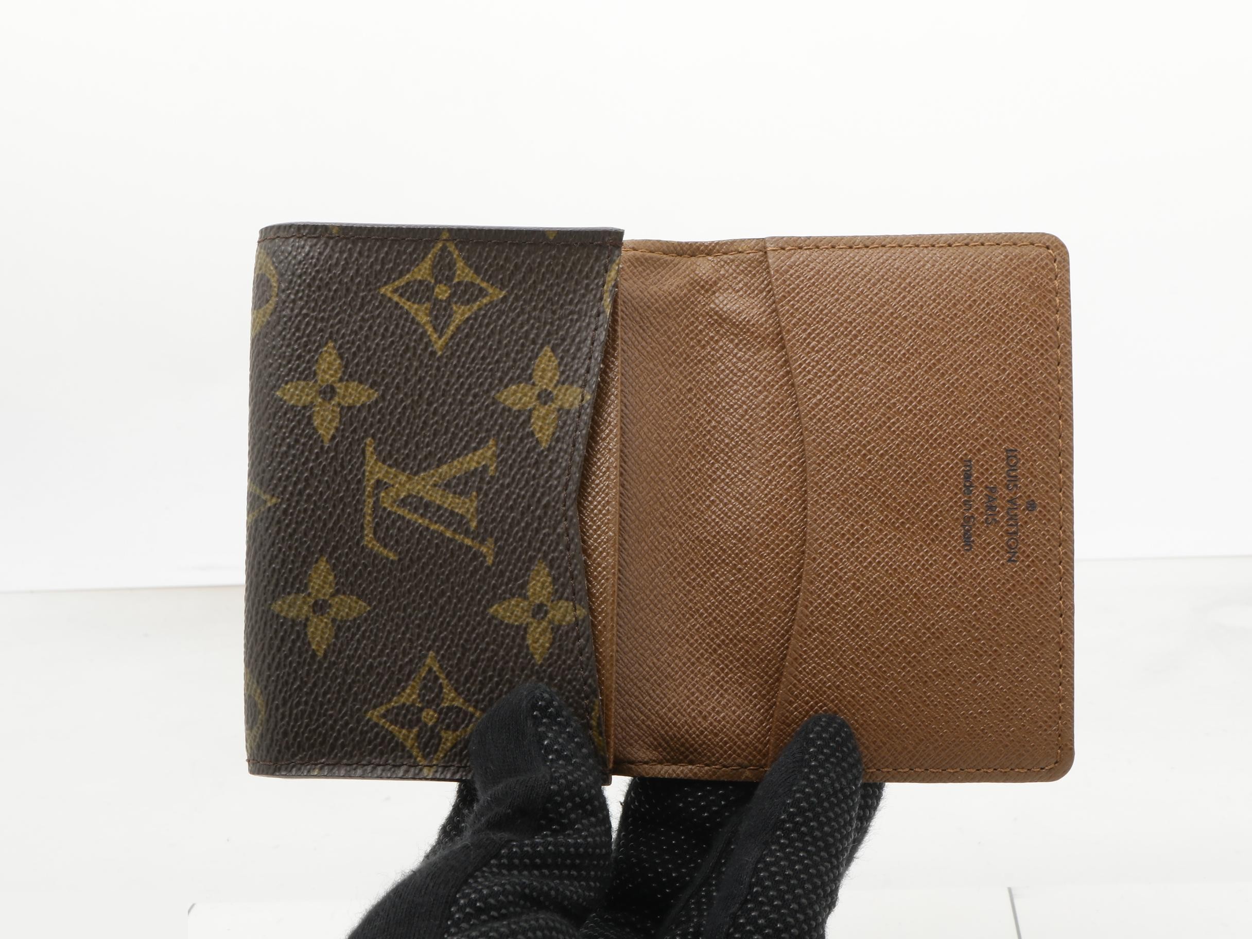 Monogram Envelope Carte de Visite Card Case — view 4