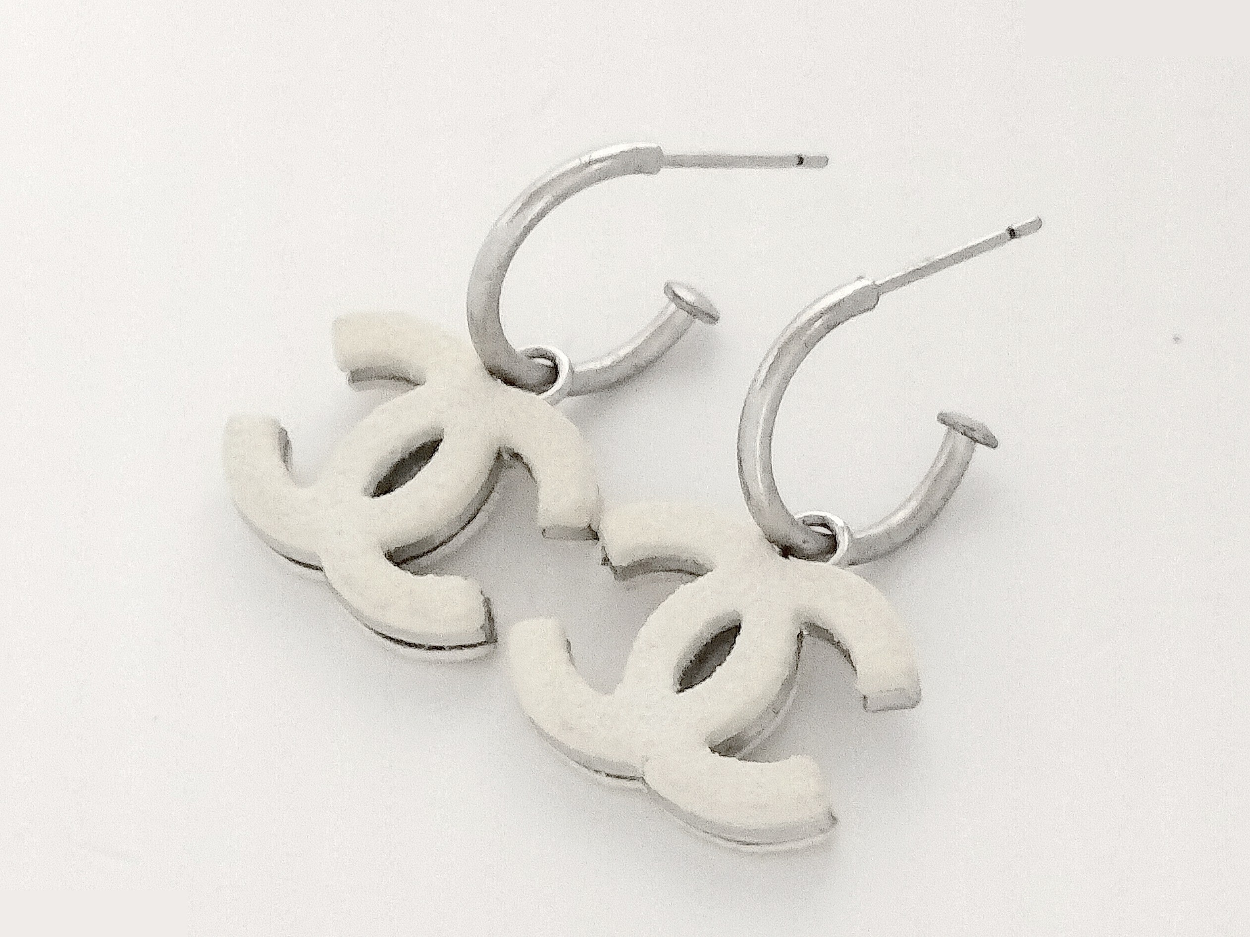 Coco Coral-Style Silver Earrings