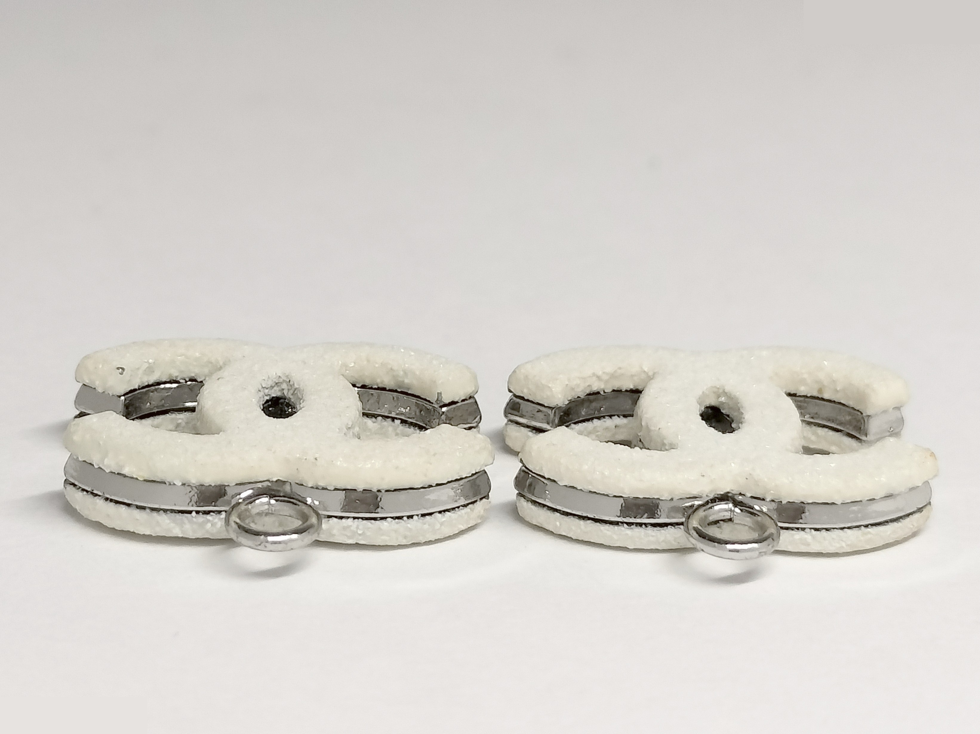 Coco Coral-Style Silver Earrings — view 3