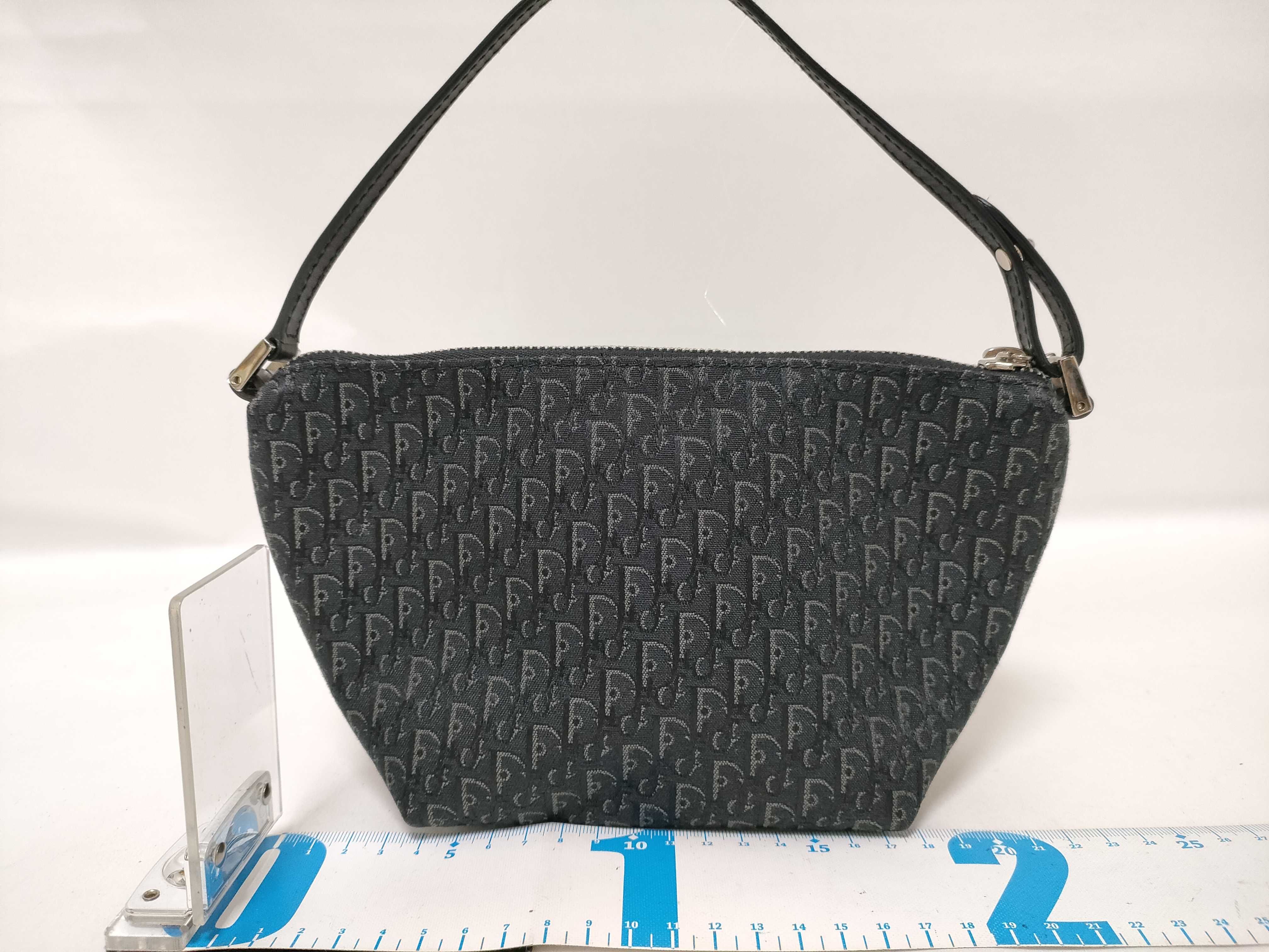 Trotter Dior Accessory Pouch, Gray, MC0073 Handbag — view 2