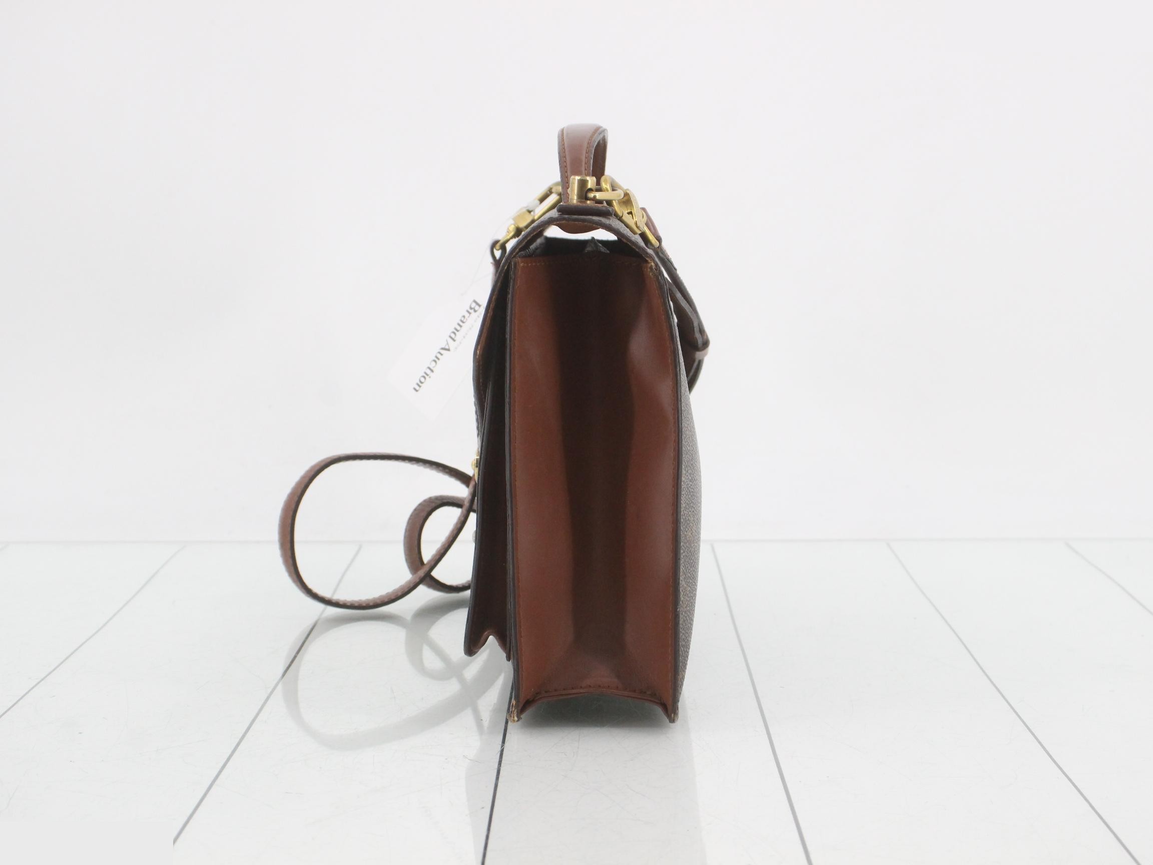 Monceau handbag with strap, Monogram, brown. — view 3