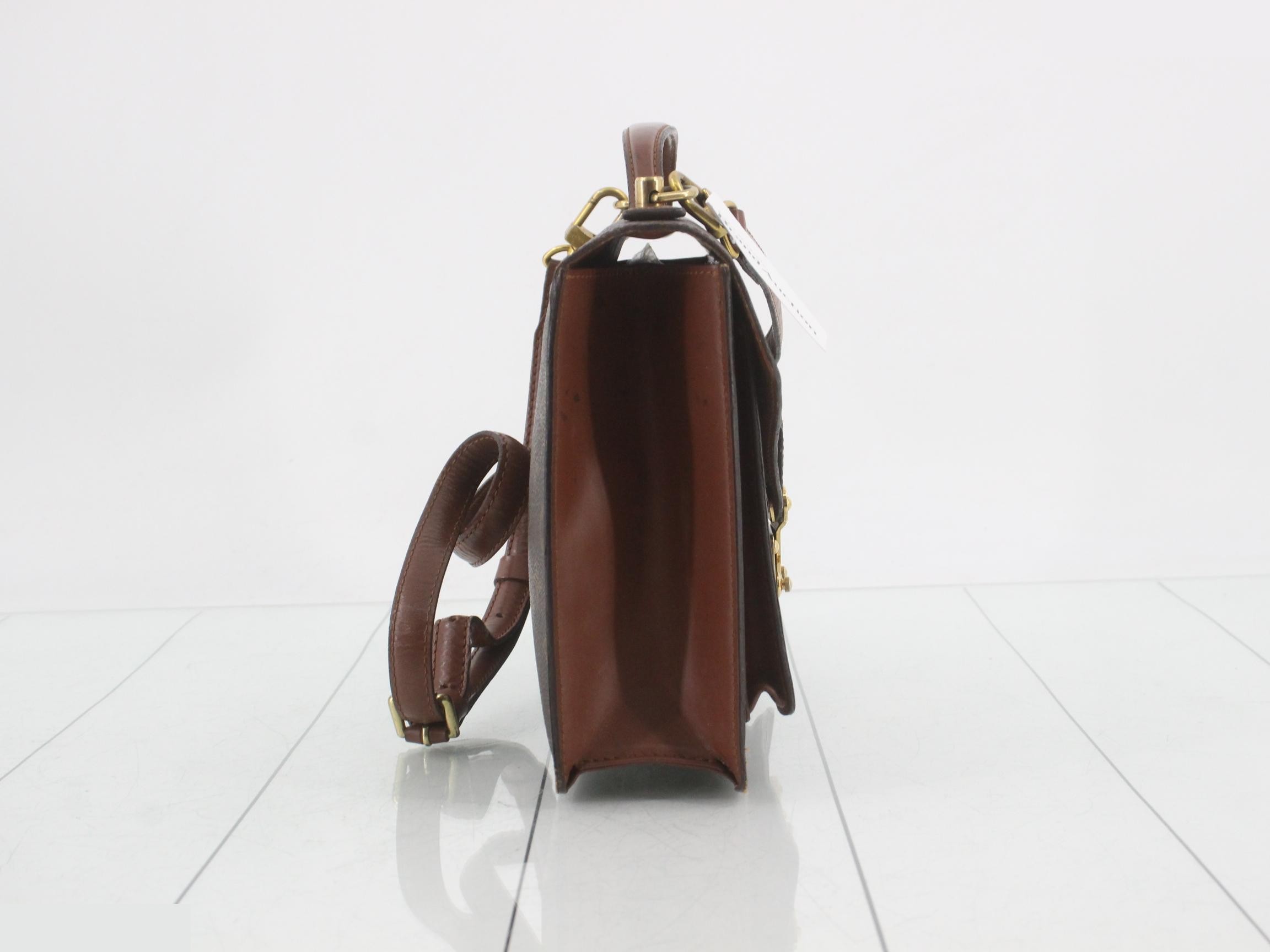 Monceau handbag with strap, Monogram, brown. — view 4