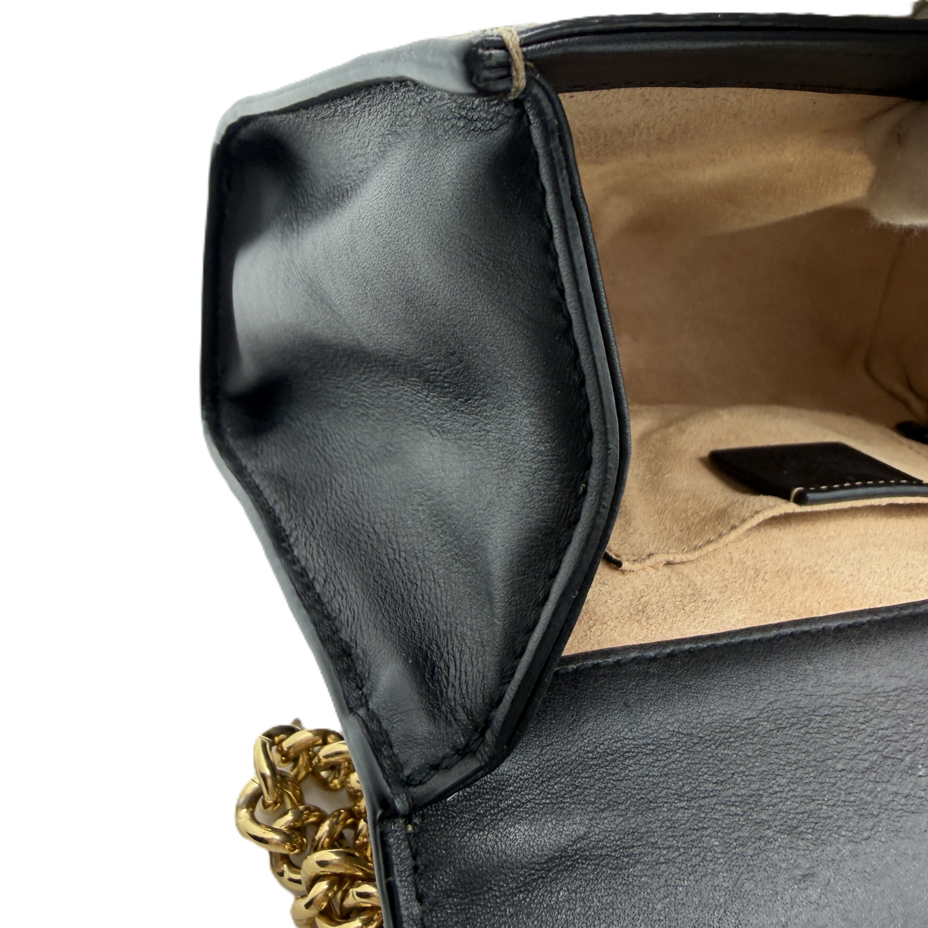 Padlock GG Supreme Bee Chain Shoulder Bag — view 10
