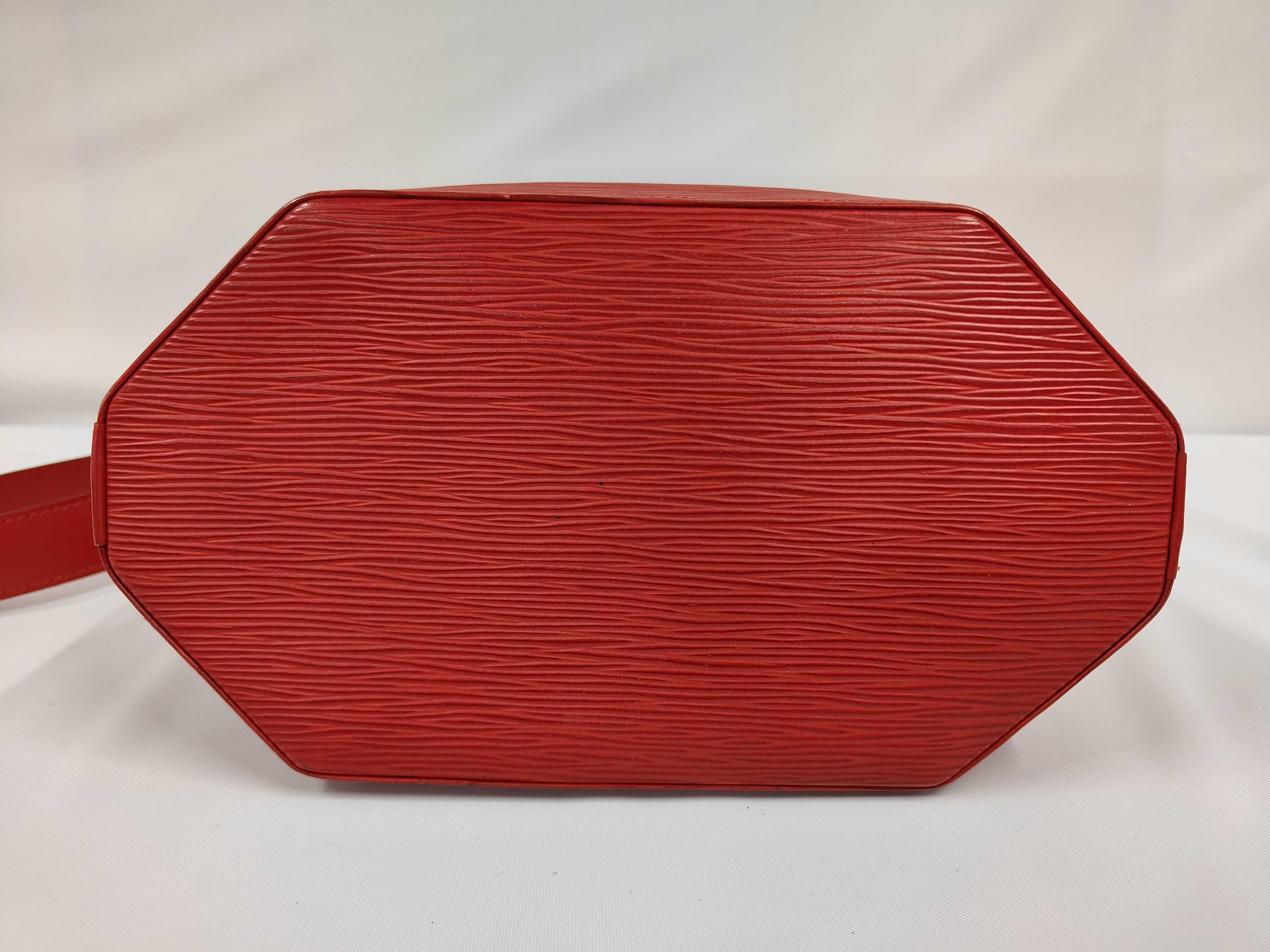 Epi Sac Depaule PM Shoulder Bag, Red — view 3