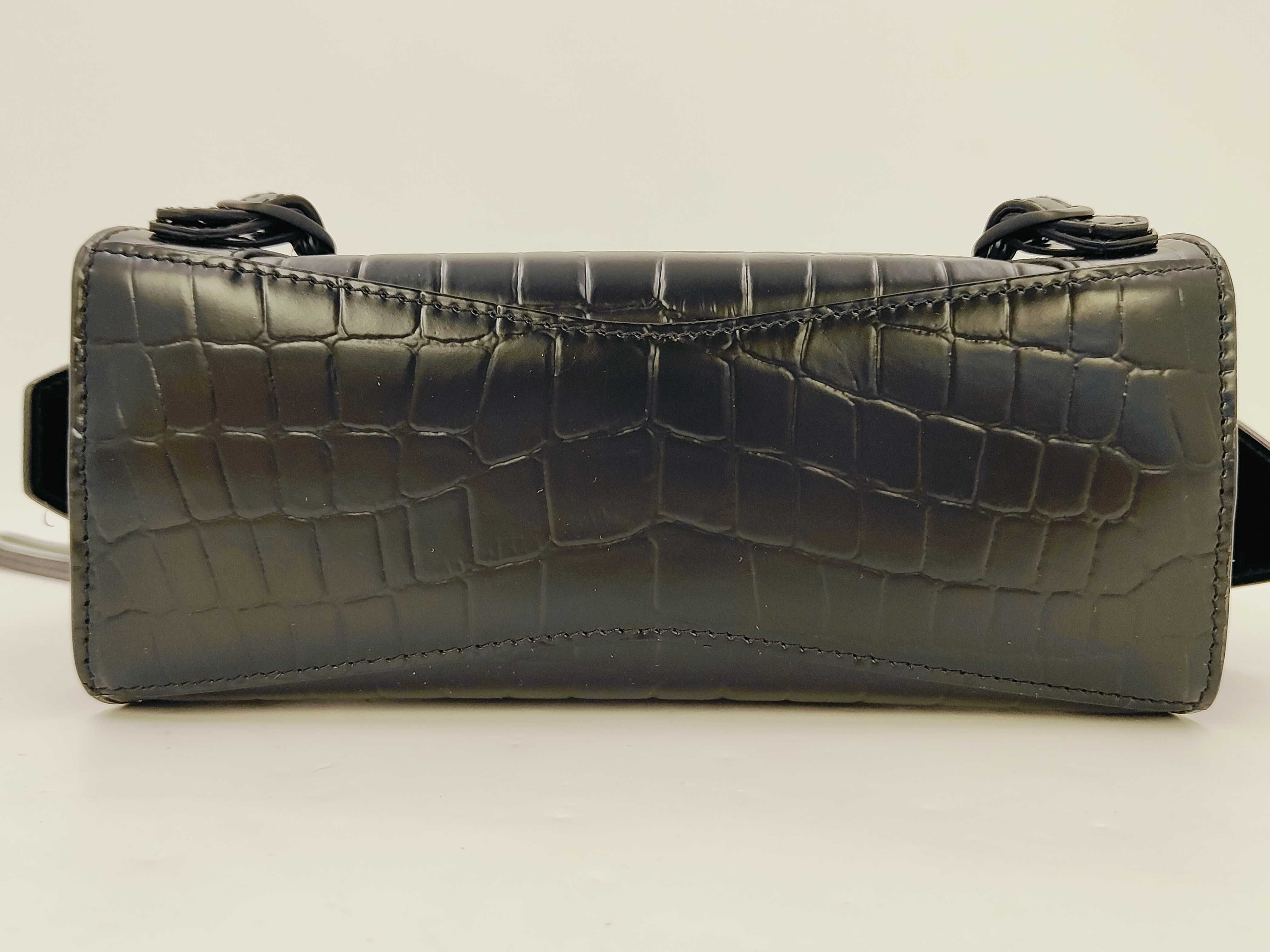 638524 Neo Classic City Mini XS Crocodile Embossed Black Shoulder Bag with Shoulder Strap — view 6