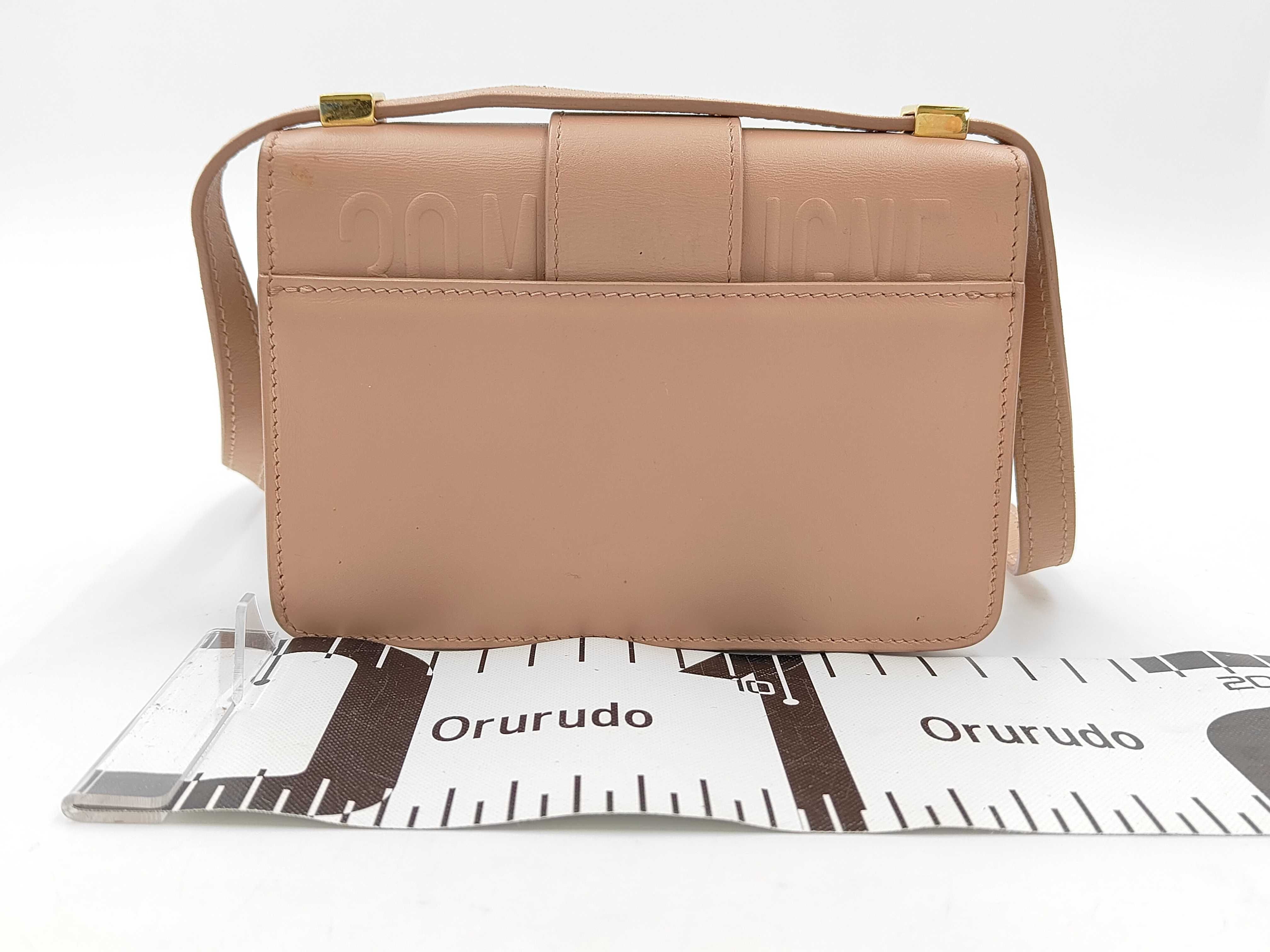 Leather CD Logo Montaigne Shoulder Bag Pink Shoulder Bag — view 2