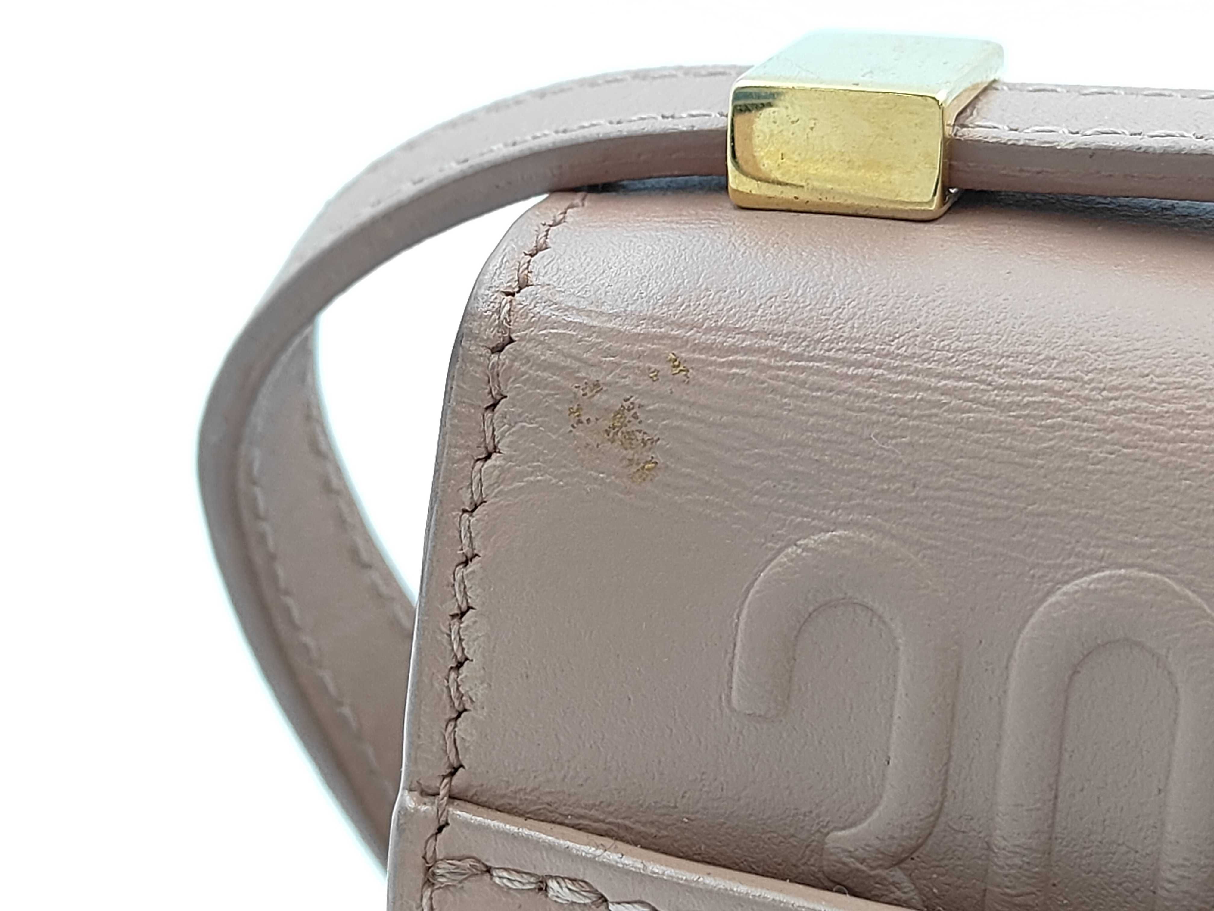 Leather CD Logo Montaigne Shoulder Bag Pink Shoulder Bag — view 14