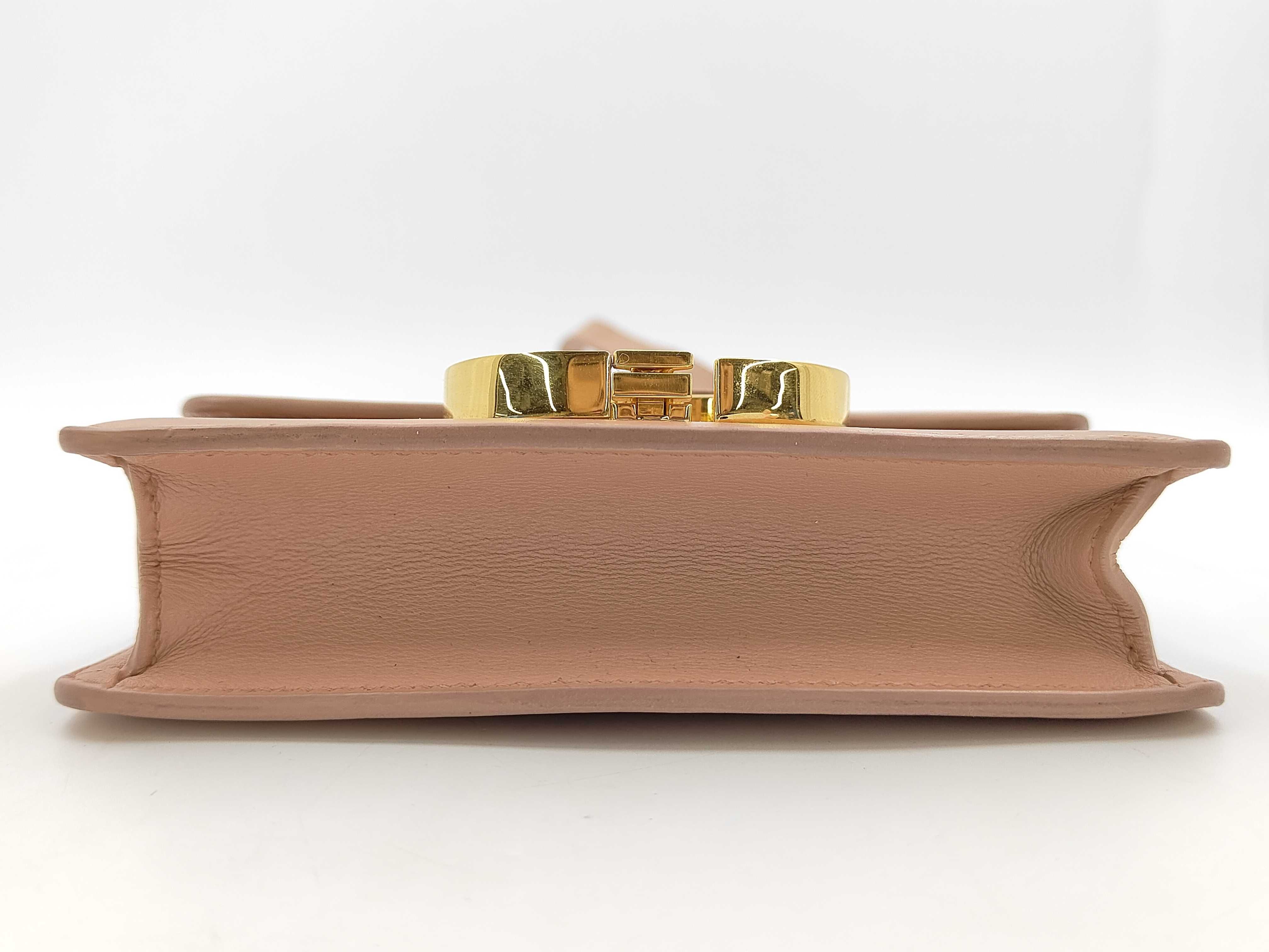 Leather CD Logo Montaigne Shoulder Bag Pink Shoulder Bag — view 6
