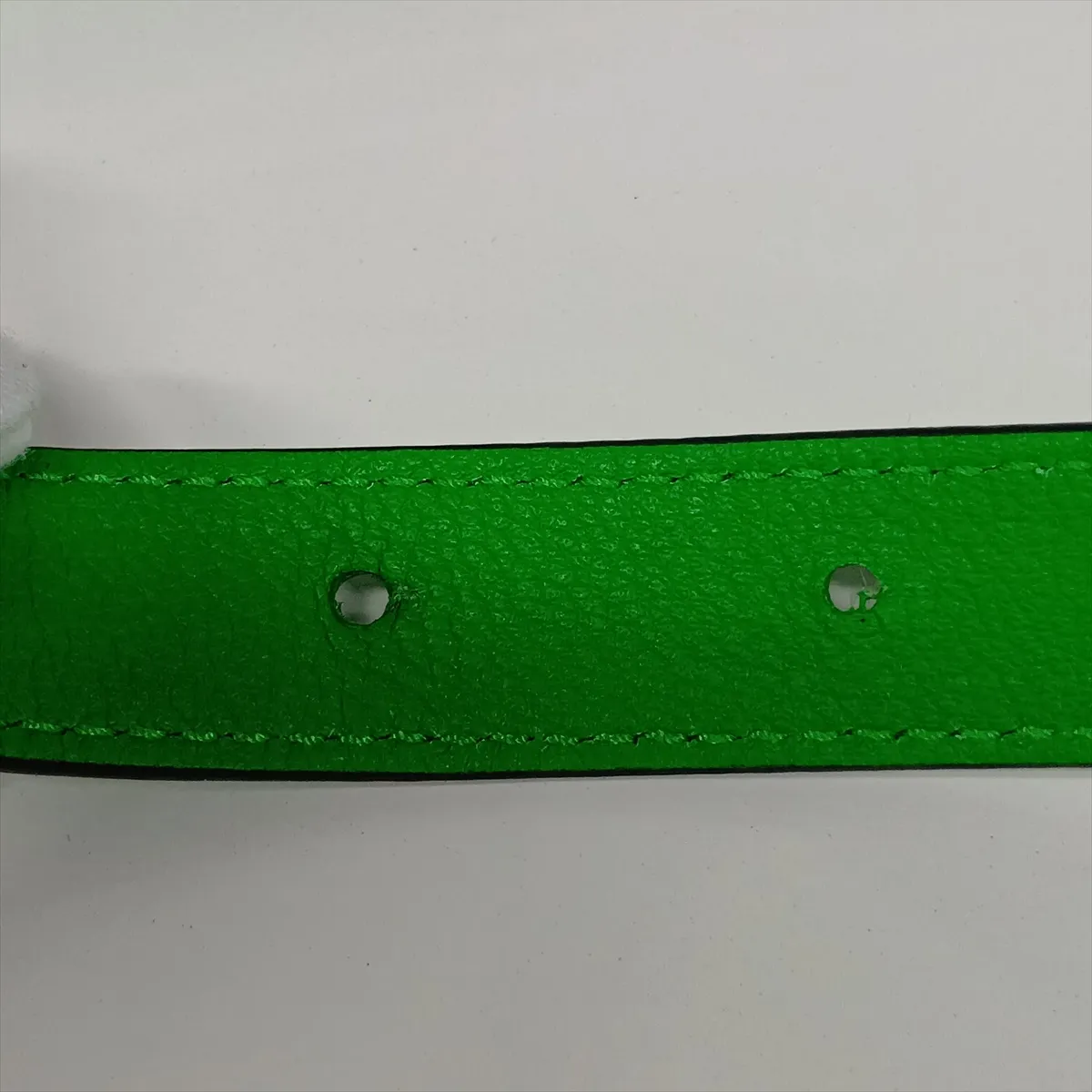 Mini Cassette Leather Shoulder Bag, Green — view 10