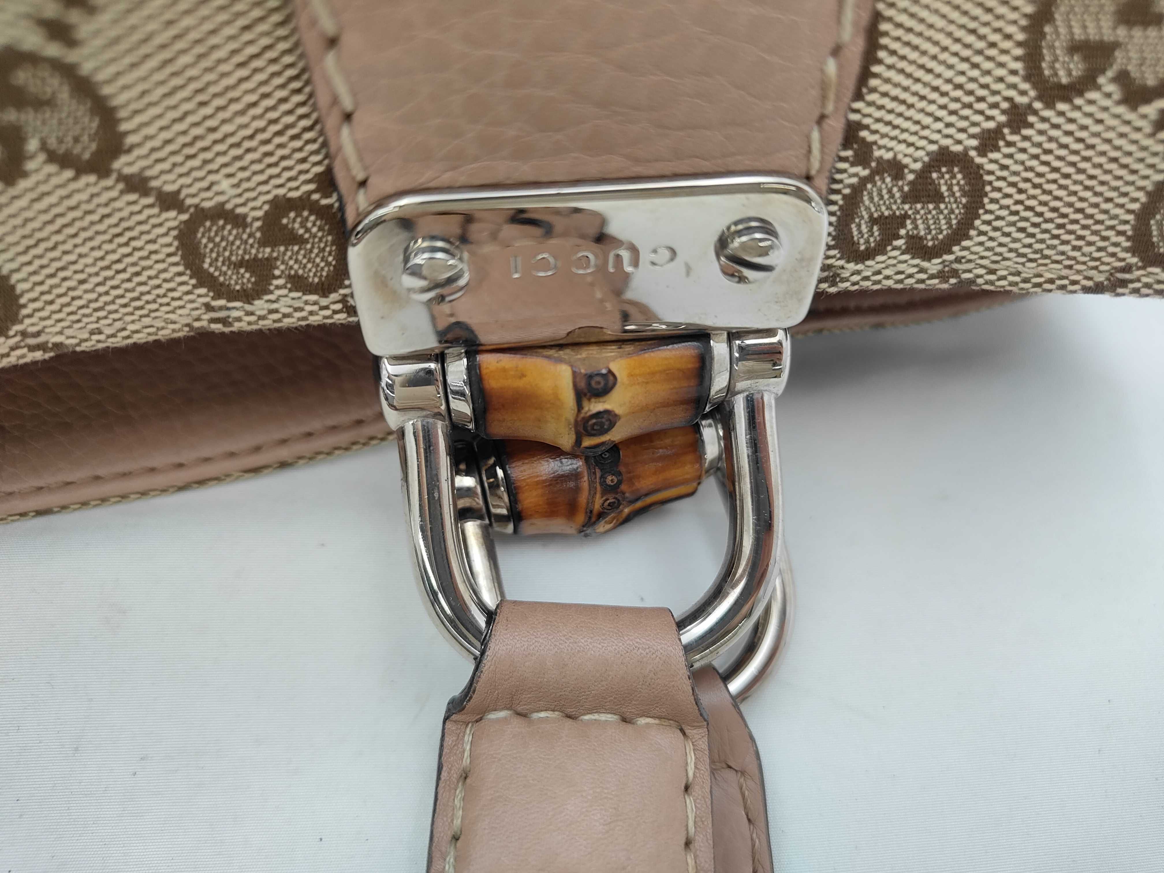 GG Canvas Bamboo Rivet Tote Bag (Handbag) — view 5