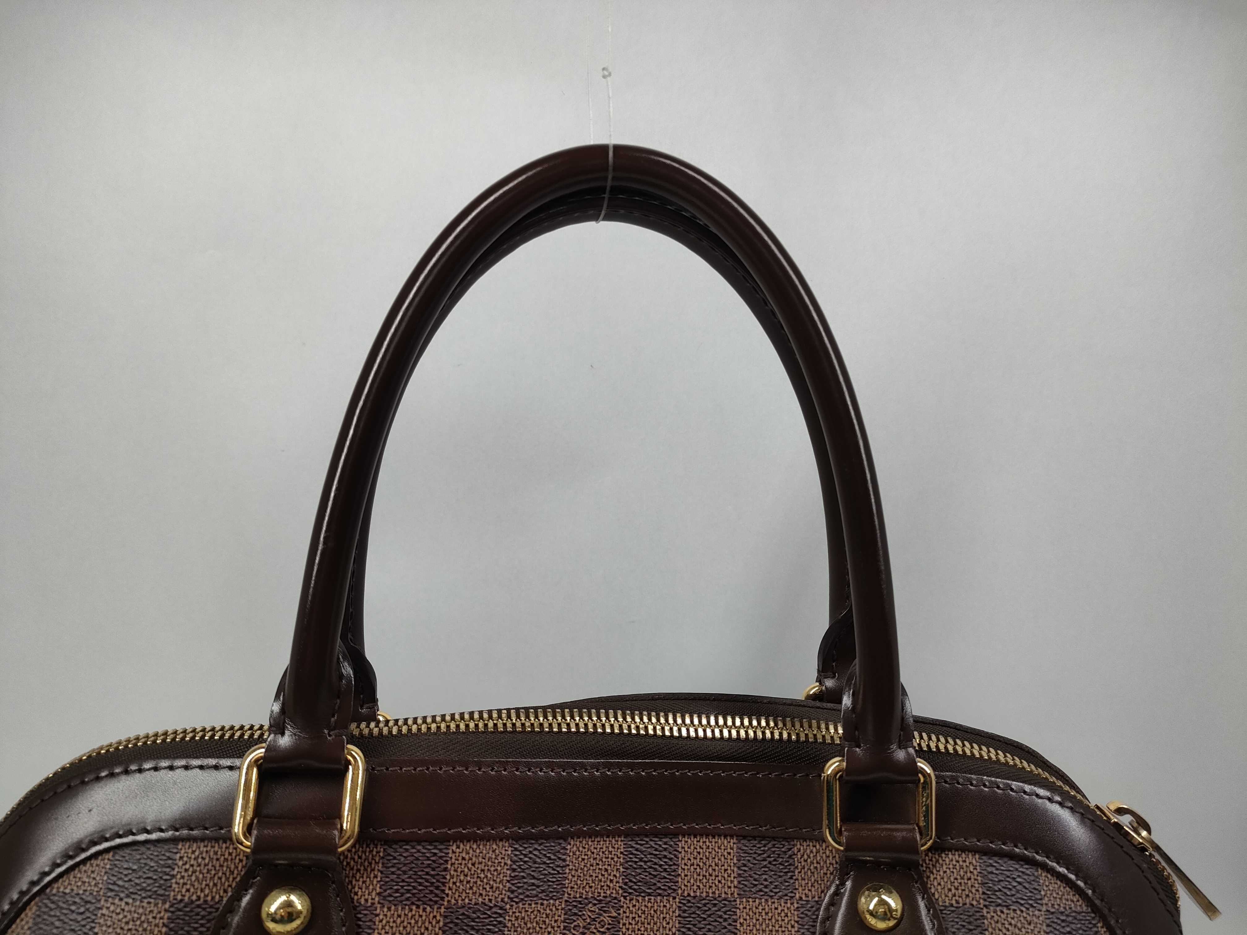 Damier Trevi PM Ebene 2-Way Handbag Brown Gold Handbag — view 4