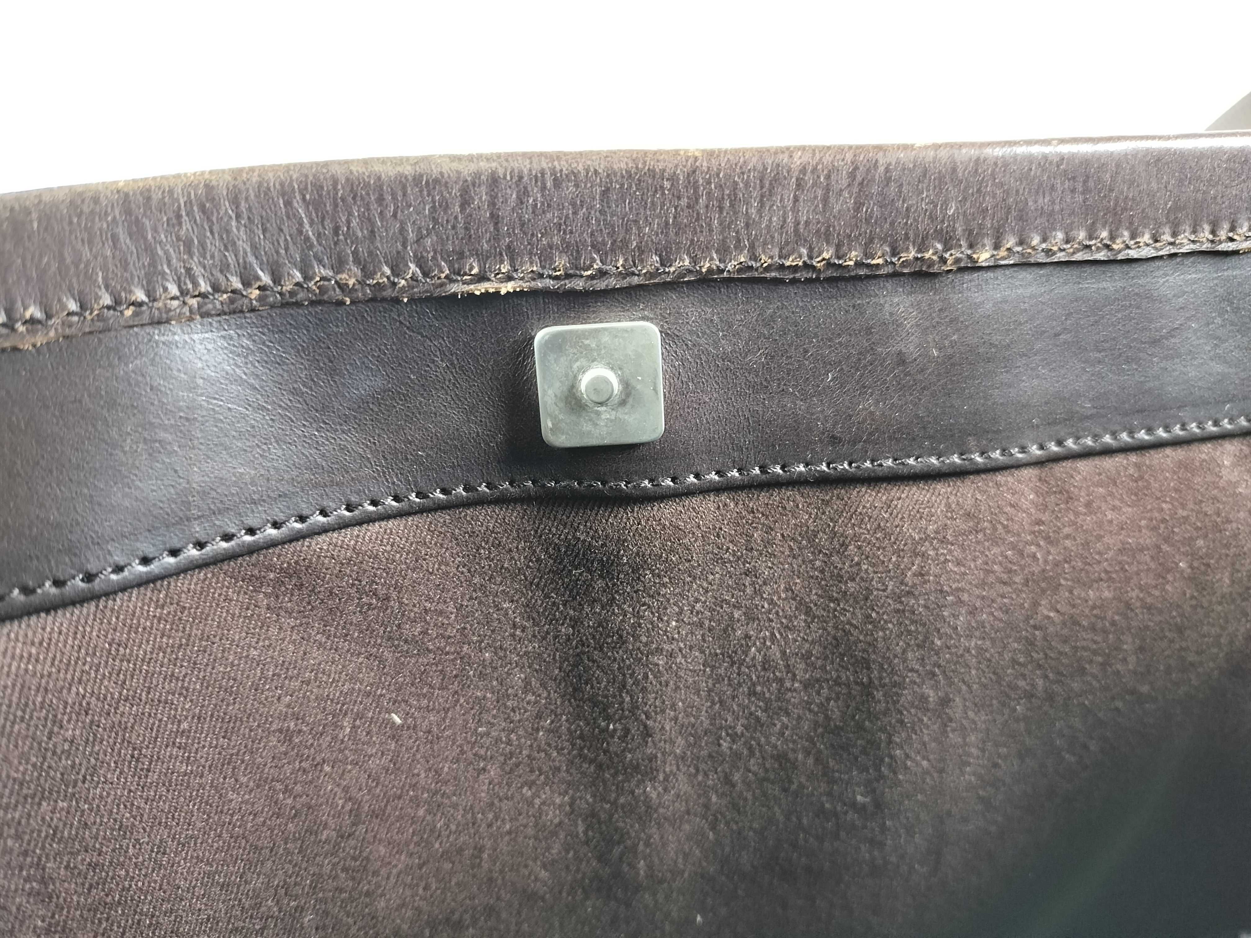 GG Canvas Shoulder Bag - Leather and Canvas GG Pattern Shoulder Bag — view 11