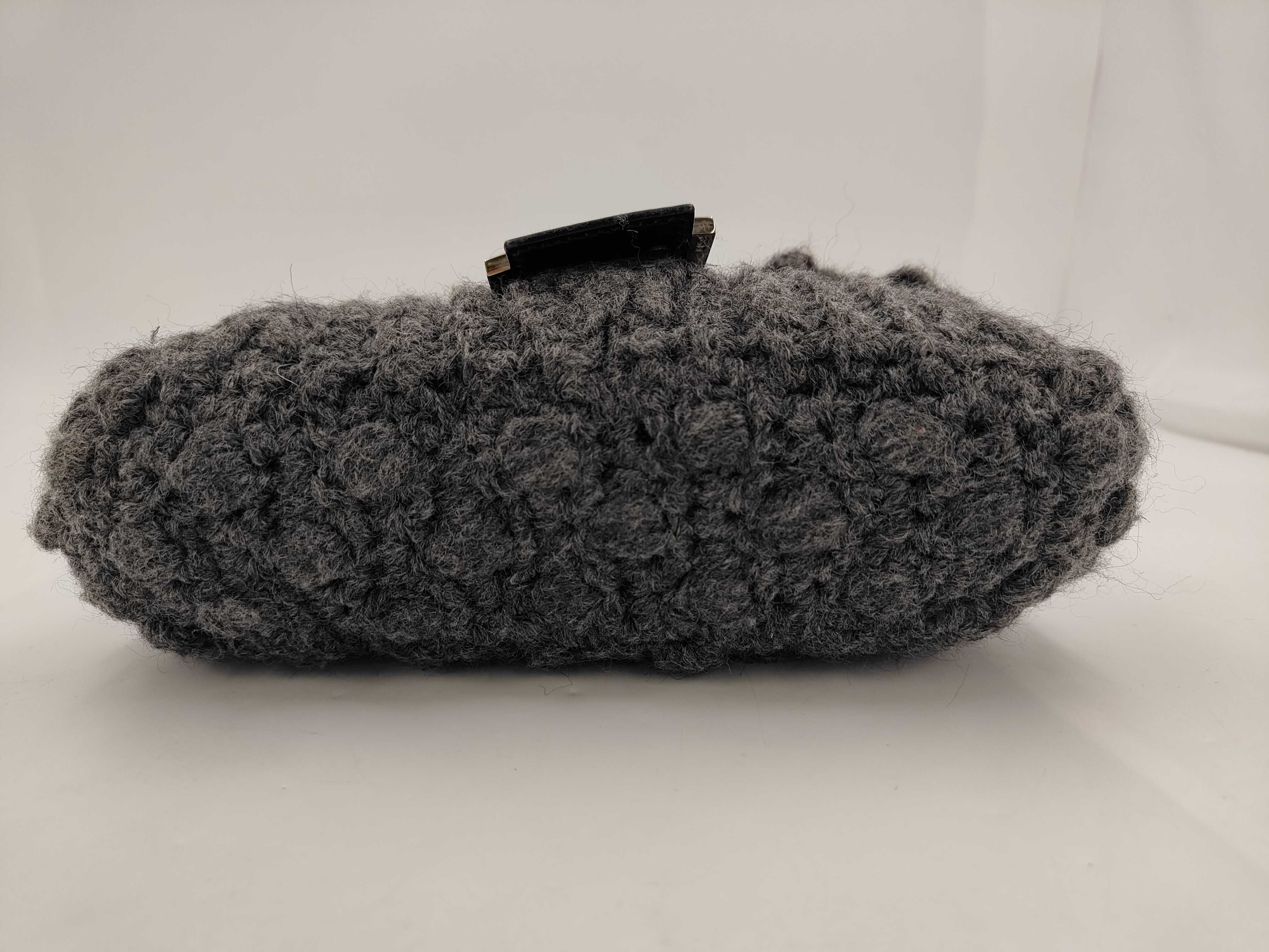 Mamma Bucket Wool One-Shoulder Bag with Protective Seal — view 3