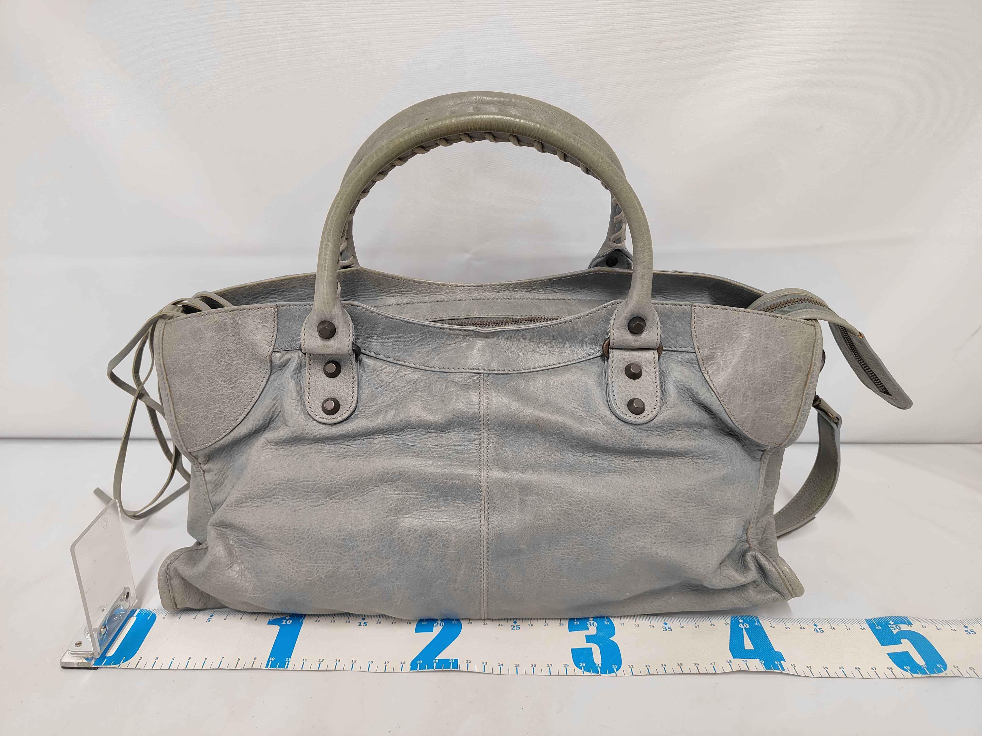 2-way hand/shoulder bag, The Part Time, blue, with strap, 168028 bag — view 2
