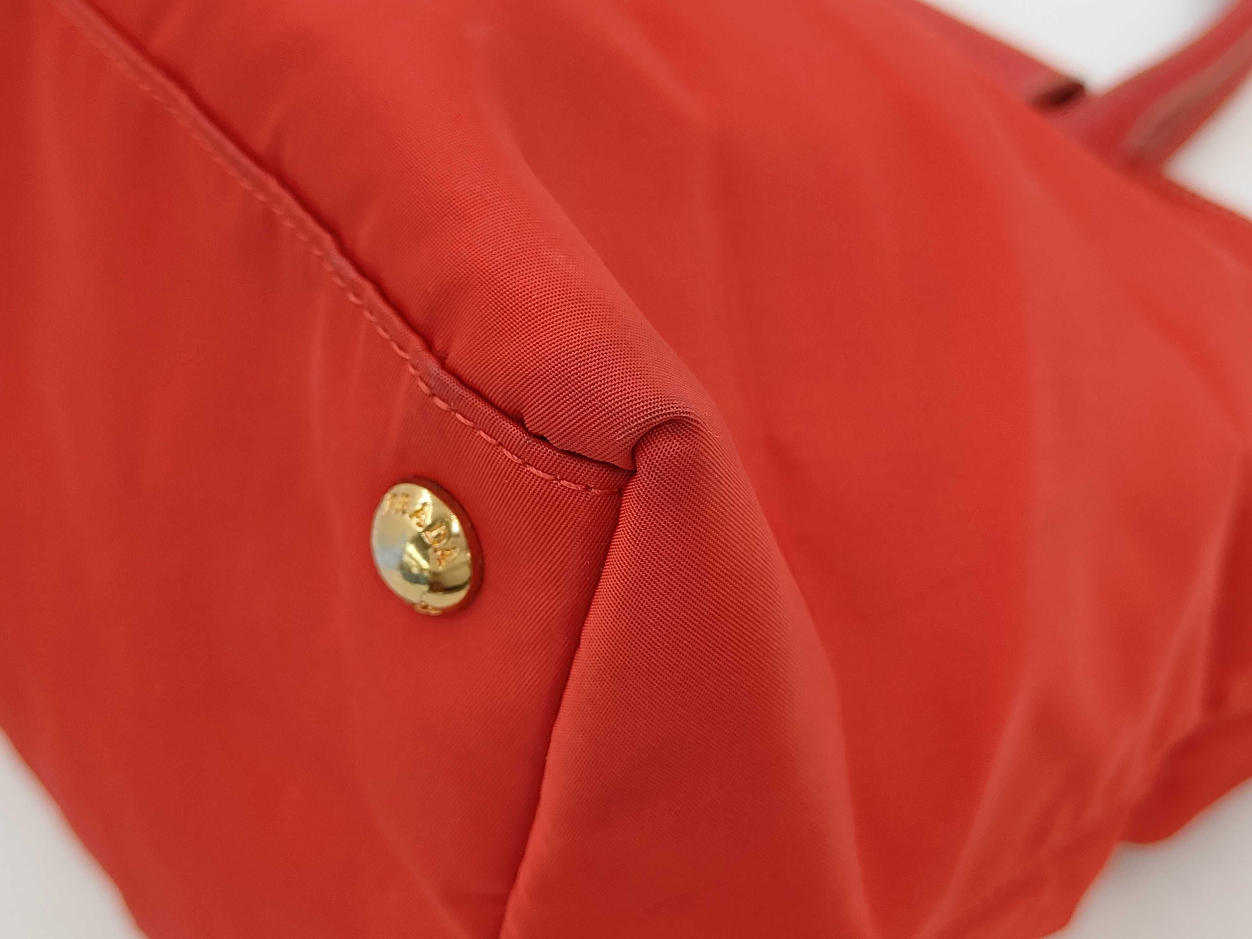 Red Tessuto Saffiano Bag Shoulder Bag — view 4