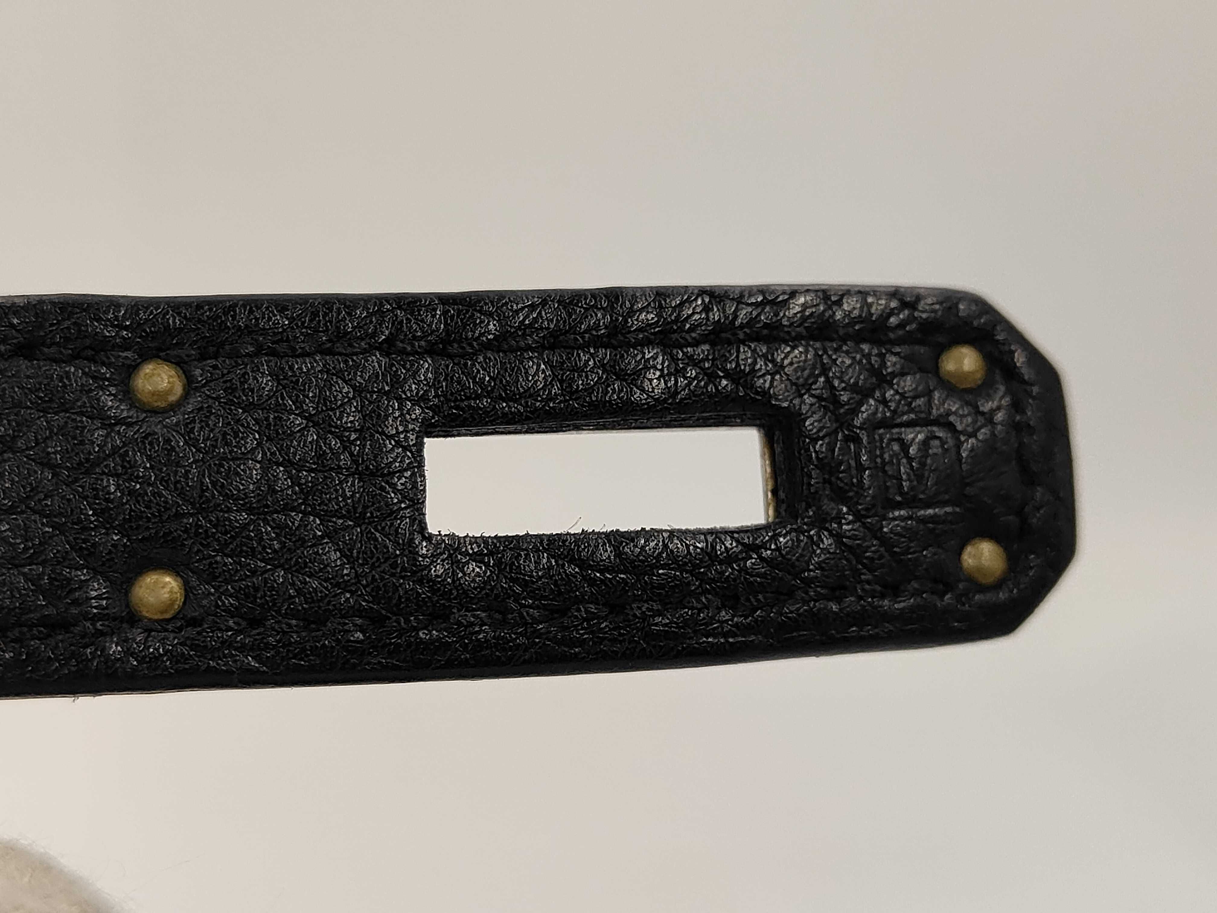 Birkin 35 M stamp Togo Black SV Bag — view 10