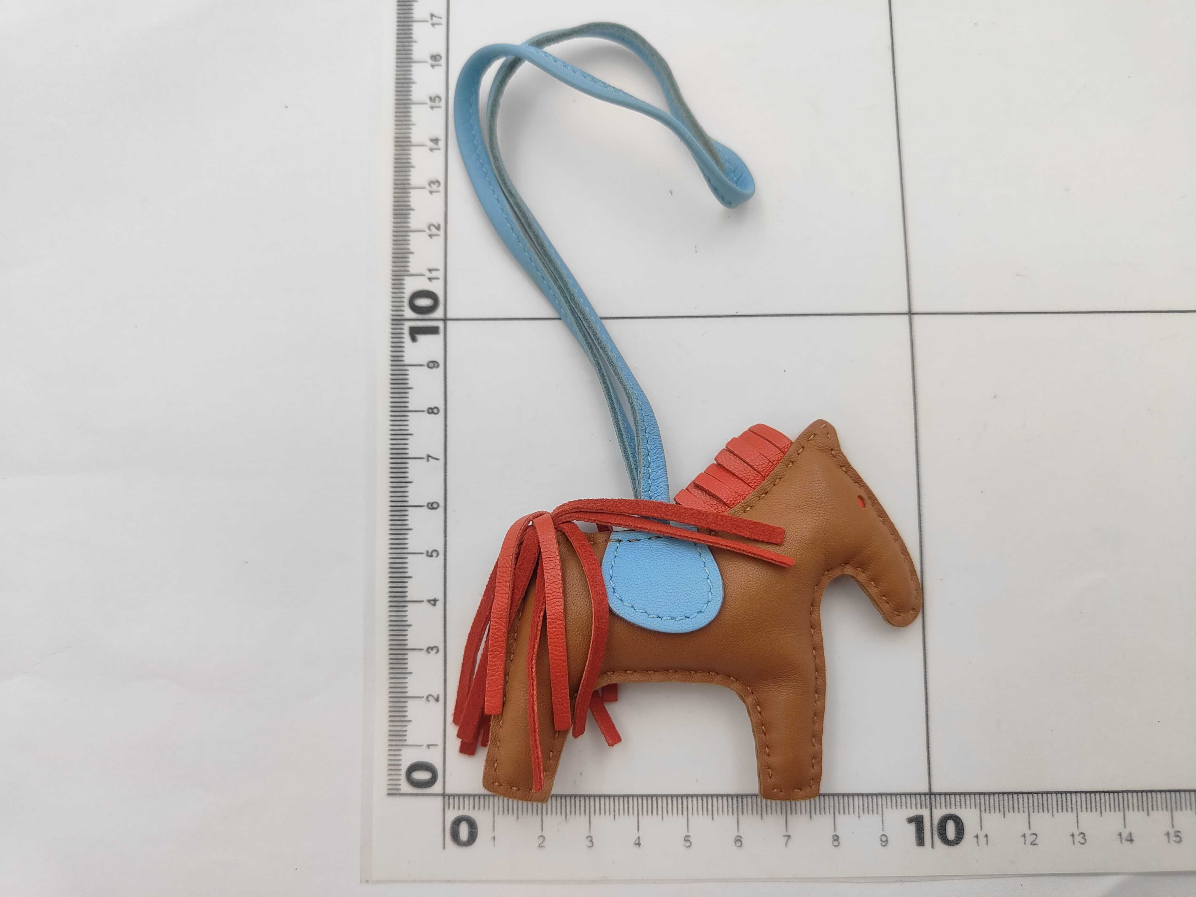 Brown Mylo Lambskin Rodeo PM Charm A Stamp Other Accessories — view 2