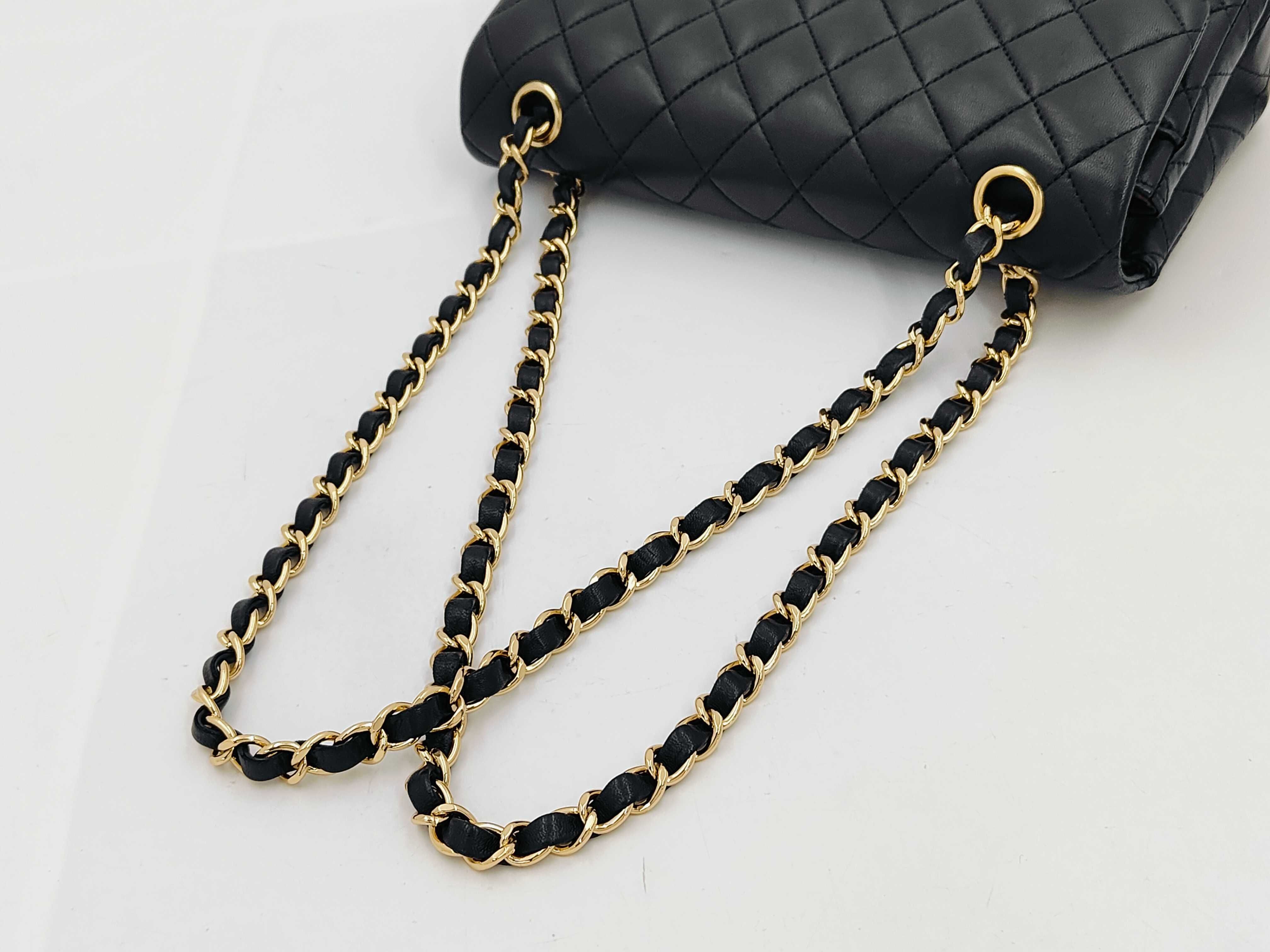 chain bag gold button shoulder bag — view 3