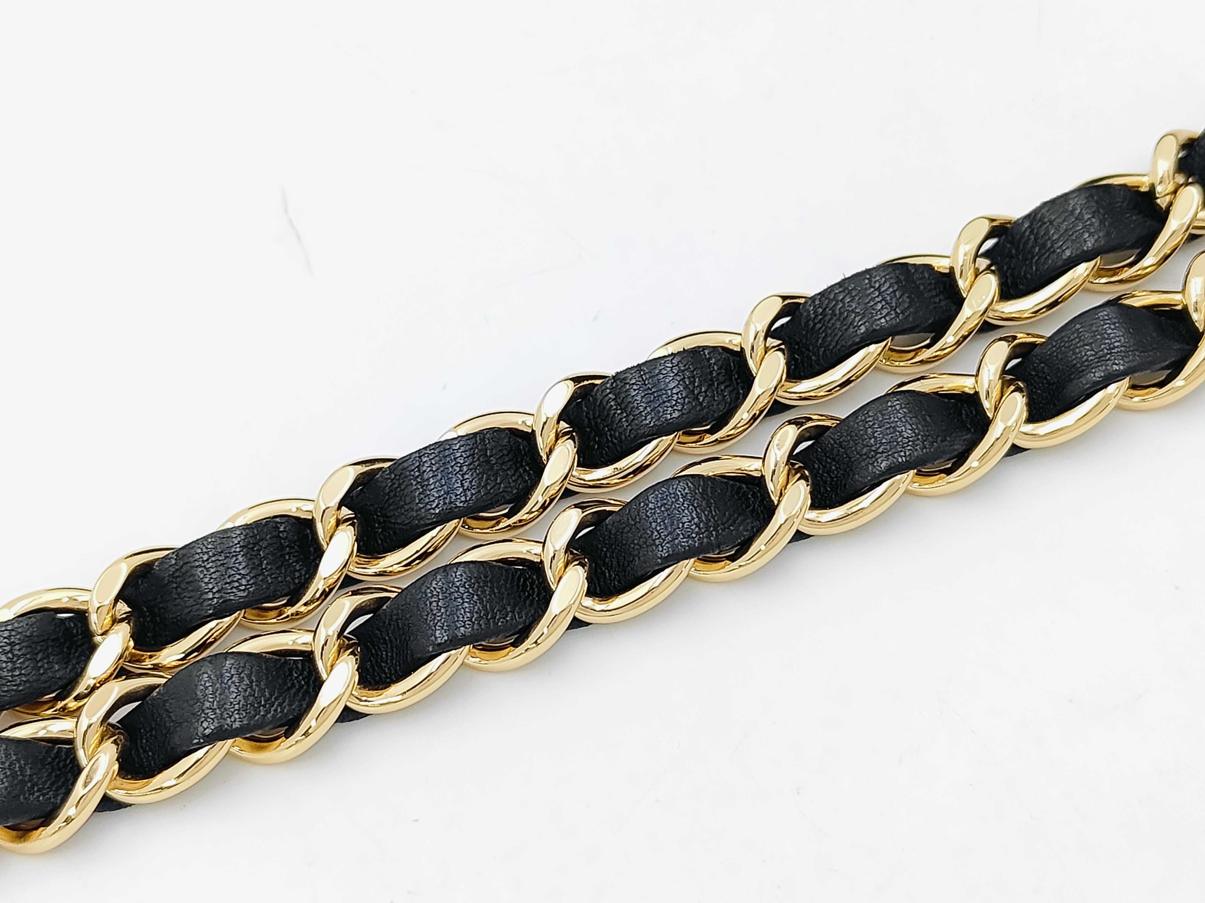 chain bag gold button shoulder bag — view 4
